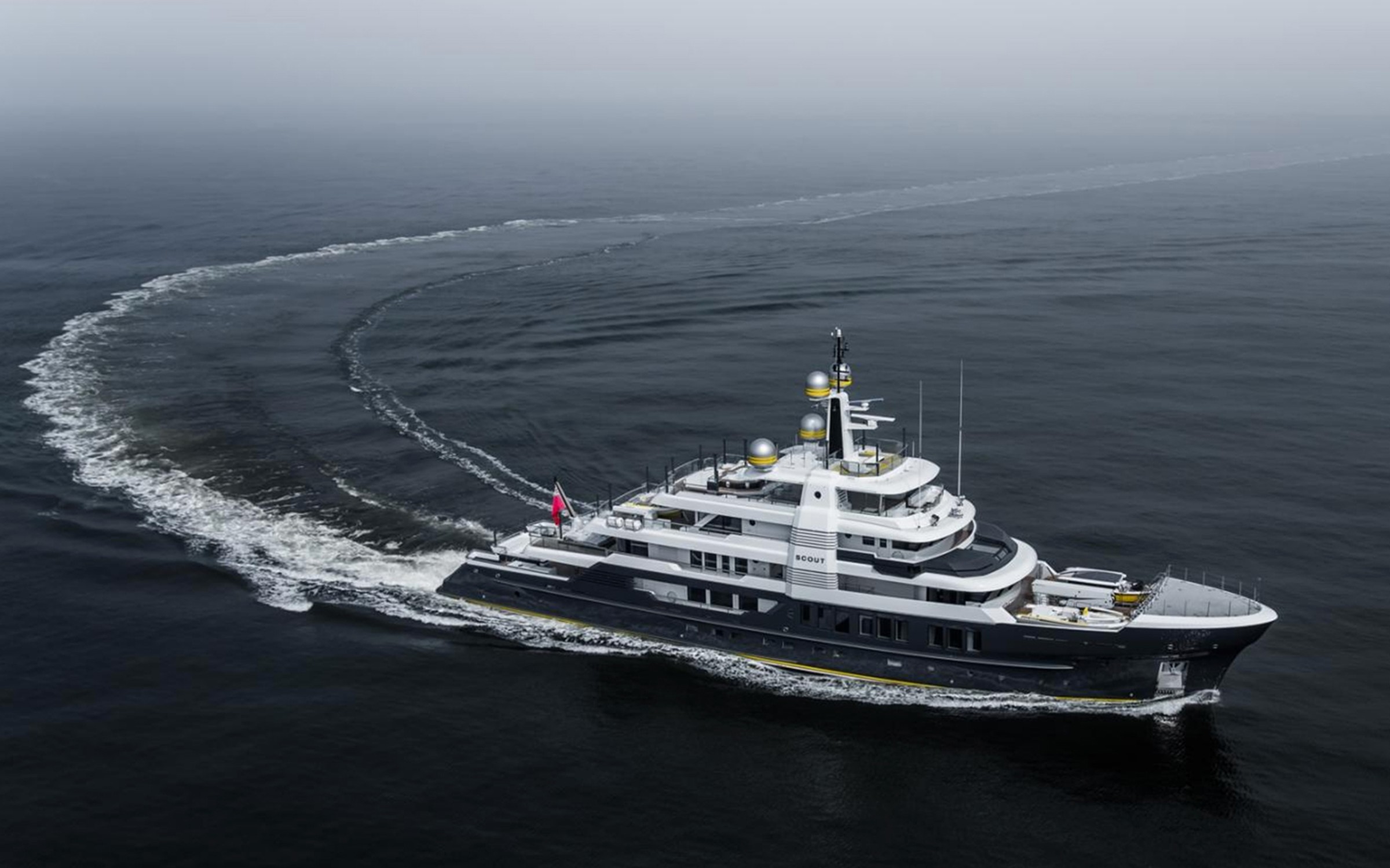 Scout, 64m new build superyacht, built by Hakvoort, designed by H2 Yacht Design