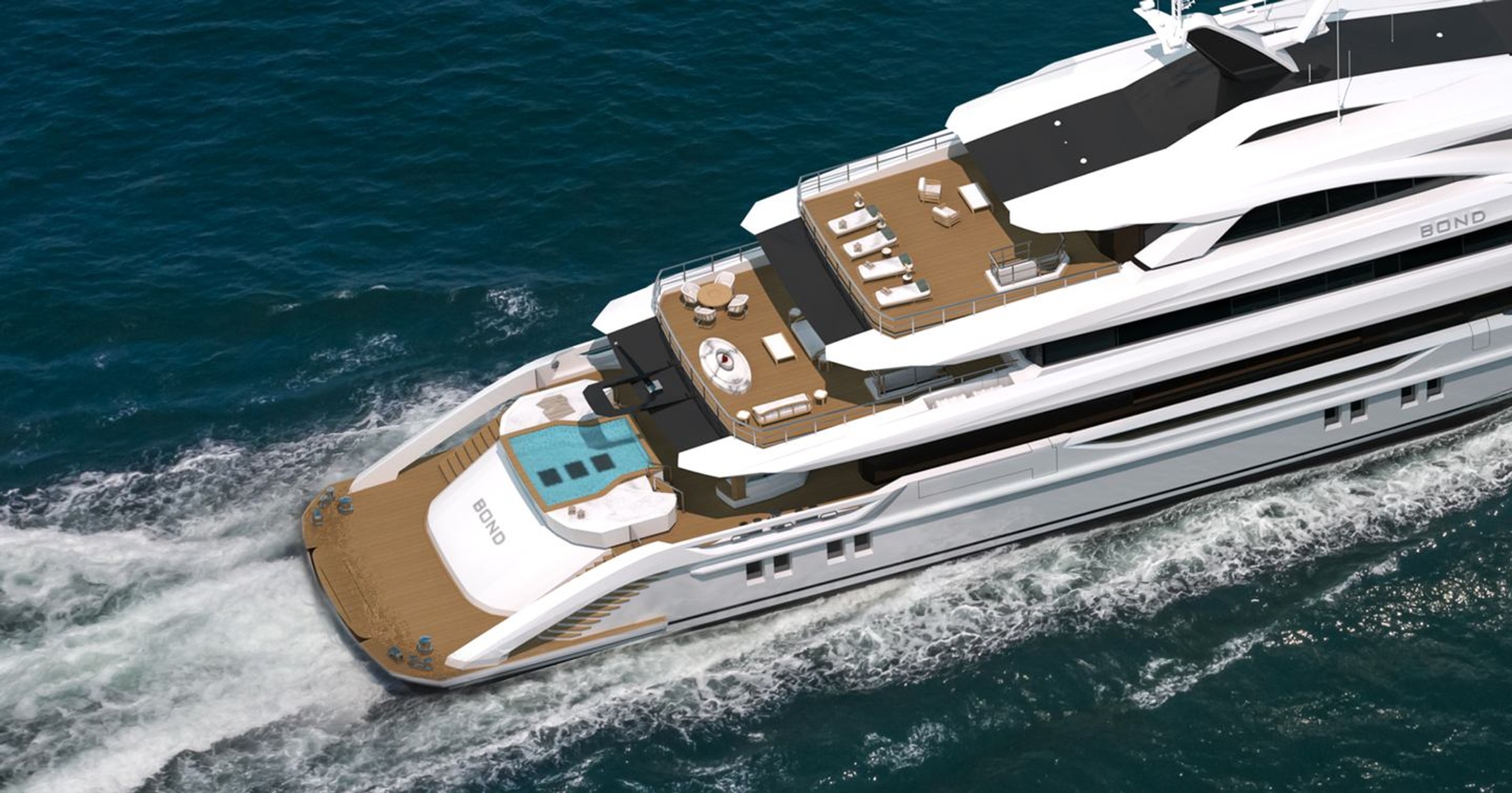 Bond, 82m superyacht under construction, built by Bilgin Yachts, designed by H2 Yacht Design — photograph 1