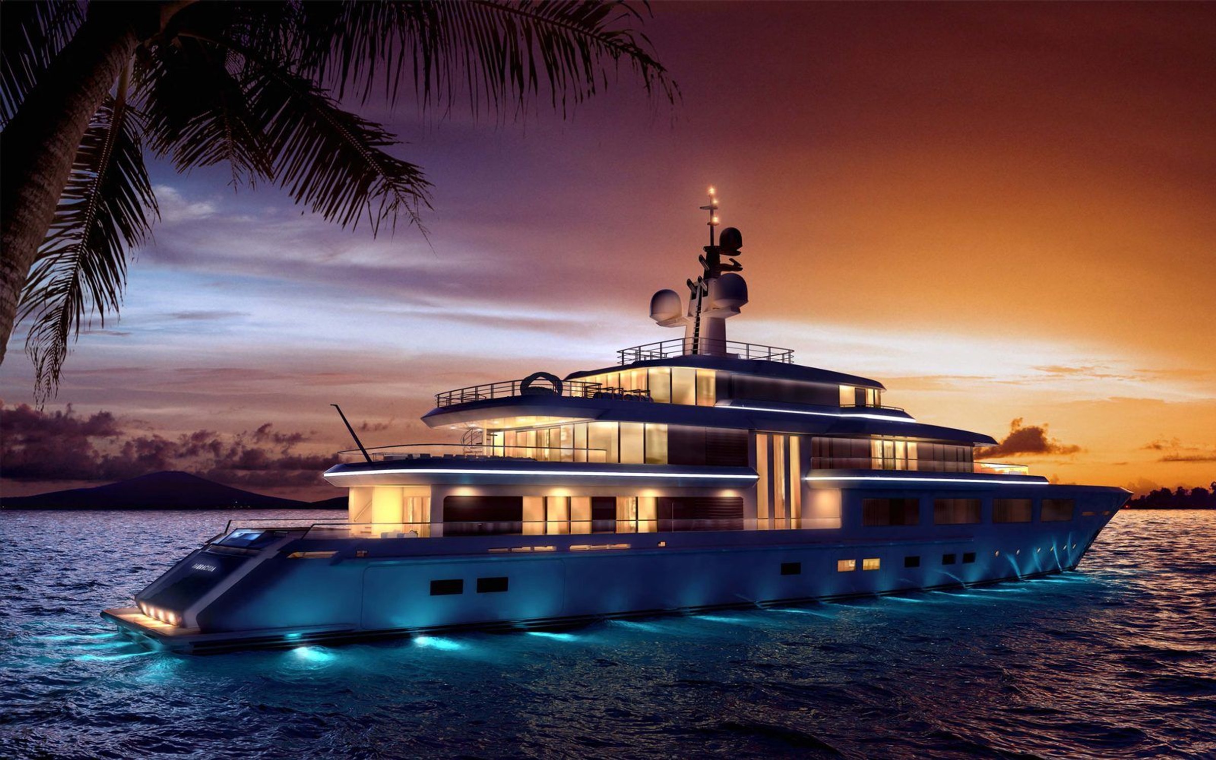 Barracuda I, 74m superyacht concept, designed by H2 Yacht Design — photograph 1