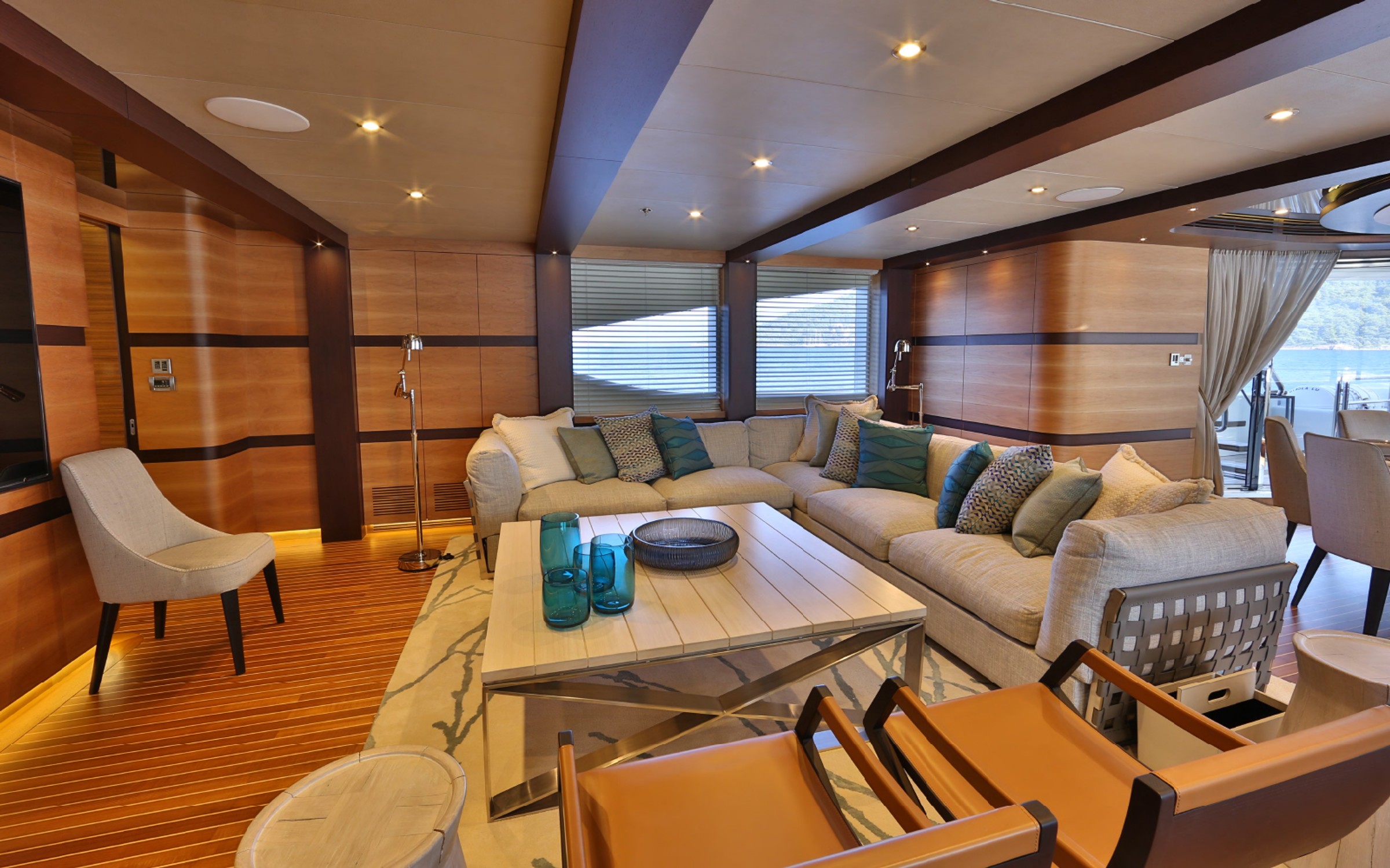 Giaola Lu, 47m new build superyacht, built by Bilgin Yachts, designed by H2 Yacht Design — photograph 19