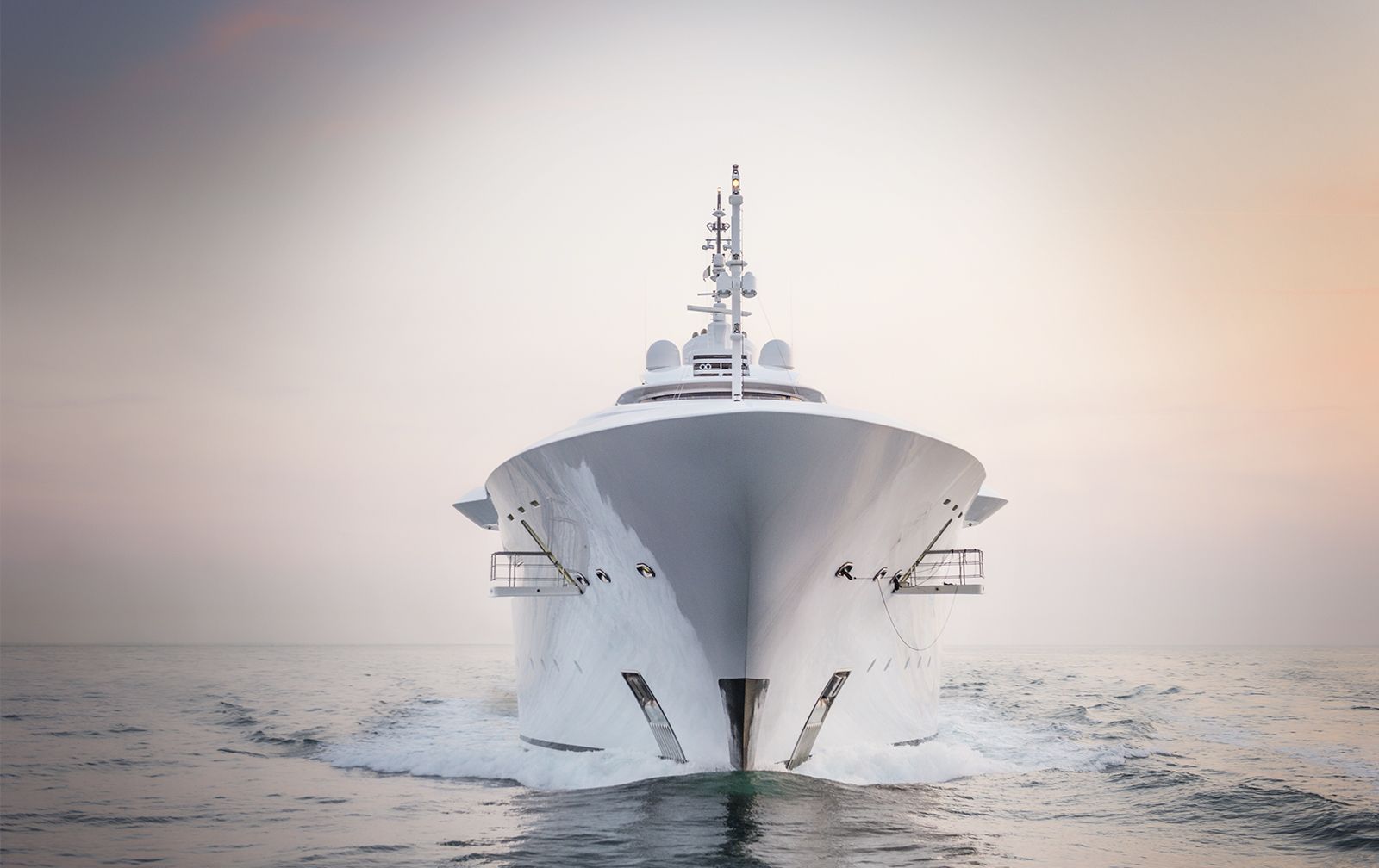 Maryah, 125m new build superyacht, built by Elefsis Shipyard, designed by H2 Yacht Design — photograph 1