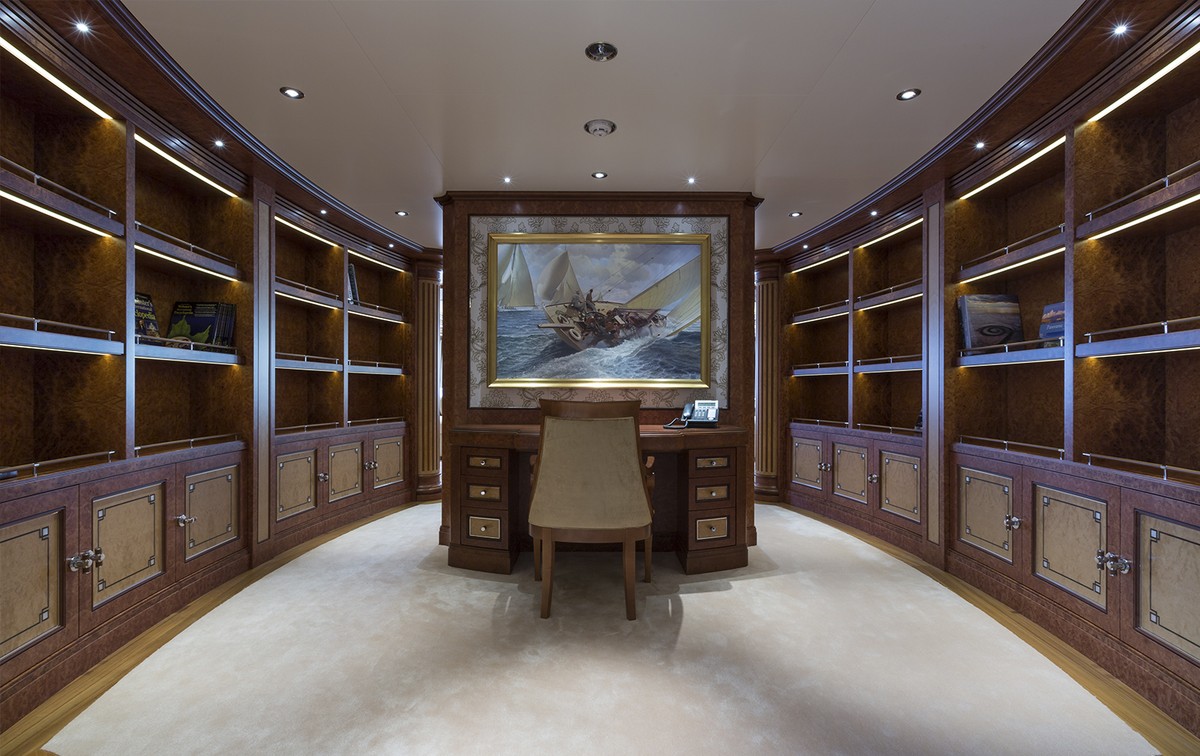 Graceful, 83m new build superyacht, built by Blohm+Voss, designed by H2 Yacht Design — photograph 17
