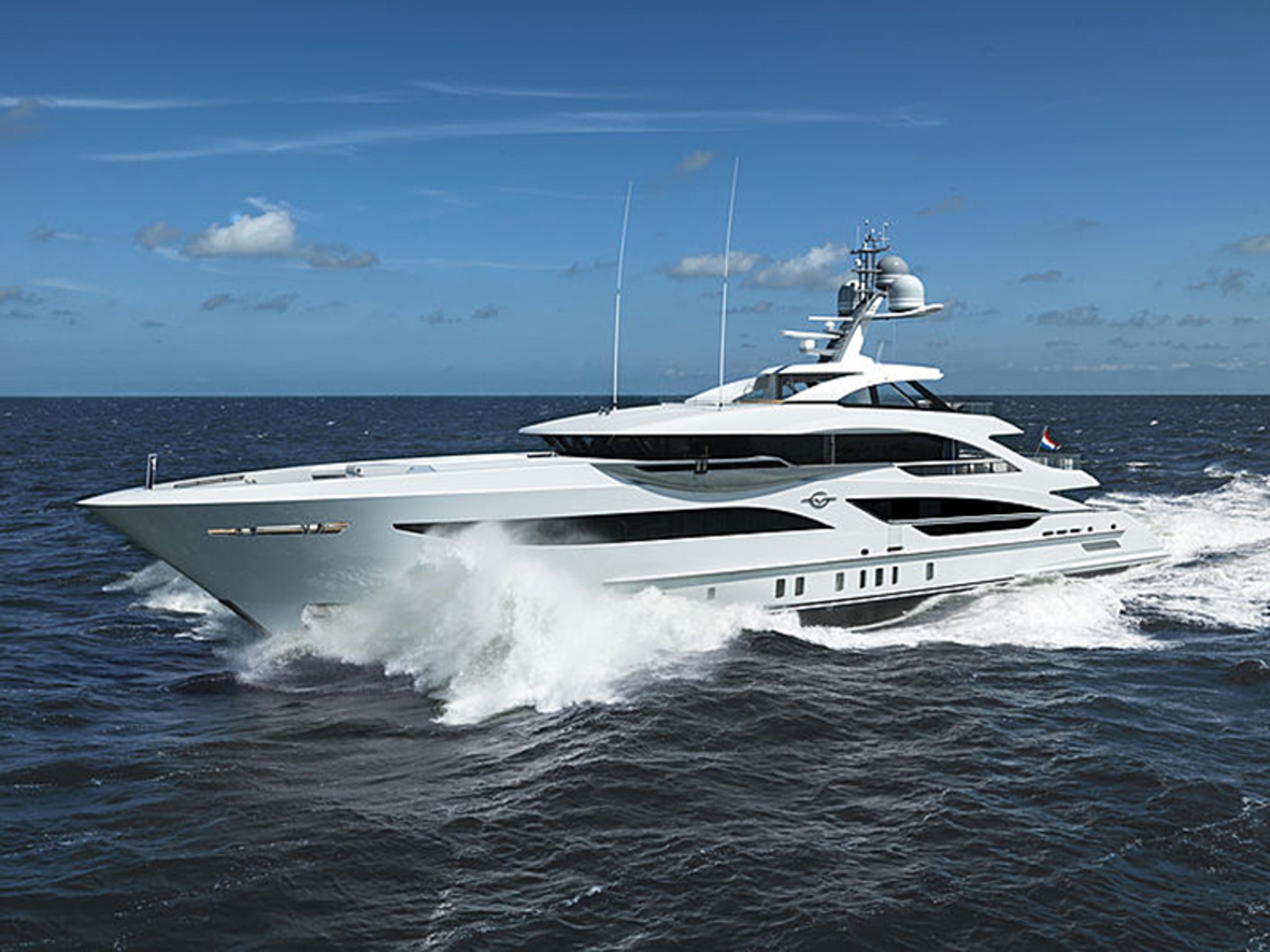 Galvas, 56m new build superyacht, built by Heesen Yachts, designed by H2 Yacht Design — photograph 4