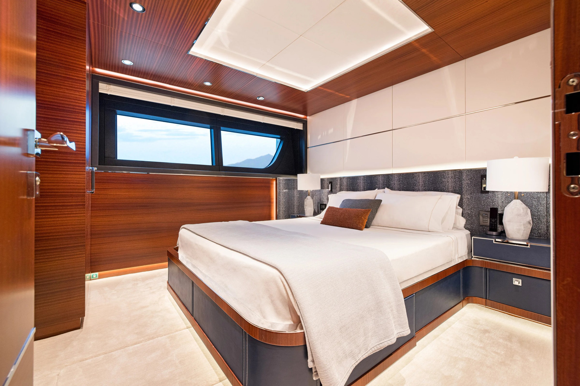 Danzante Bay, 50m new build superyacht, built by Crescent Custom Yachts, designed by H2 Yacht Design — photograph 13