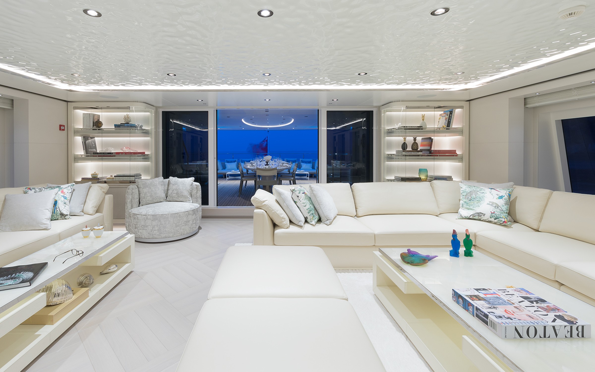Razan, 47m new build superyacht, built by Turquoise Yachts, designed by H2 Yacht Design — photograph 13