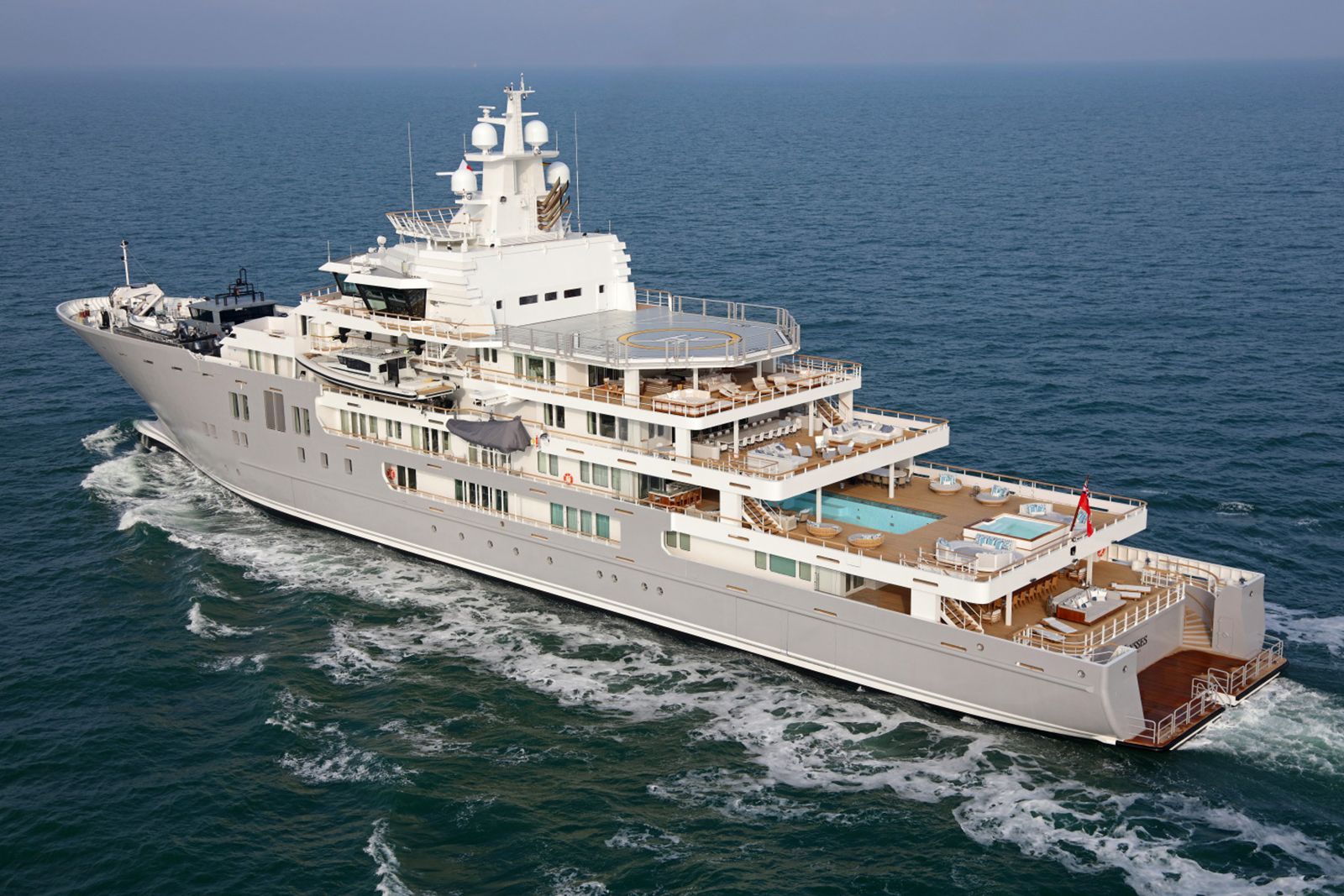 Andromeda, 107m new build superyacht, built by Kleven, designed by H2 Yacht Design — photograph 2