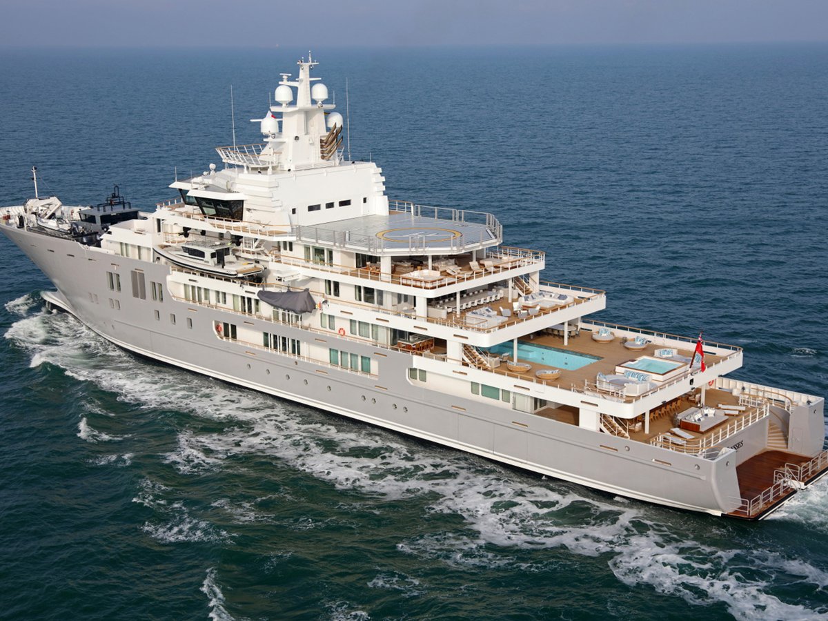 Andromeda, 107m new build superyacht, built by Kleven, designed by H2 Yacht Design — photograph 2