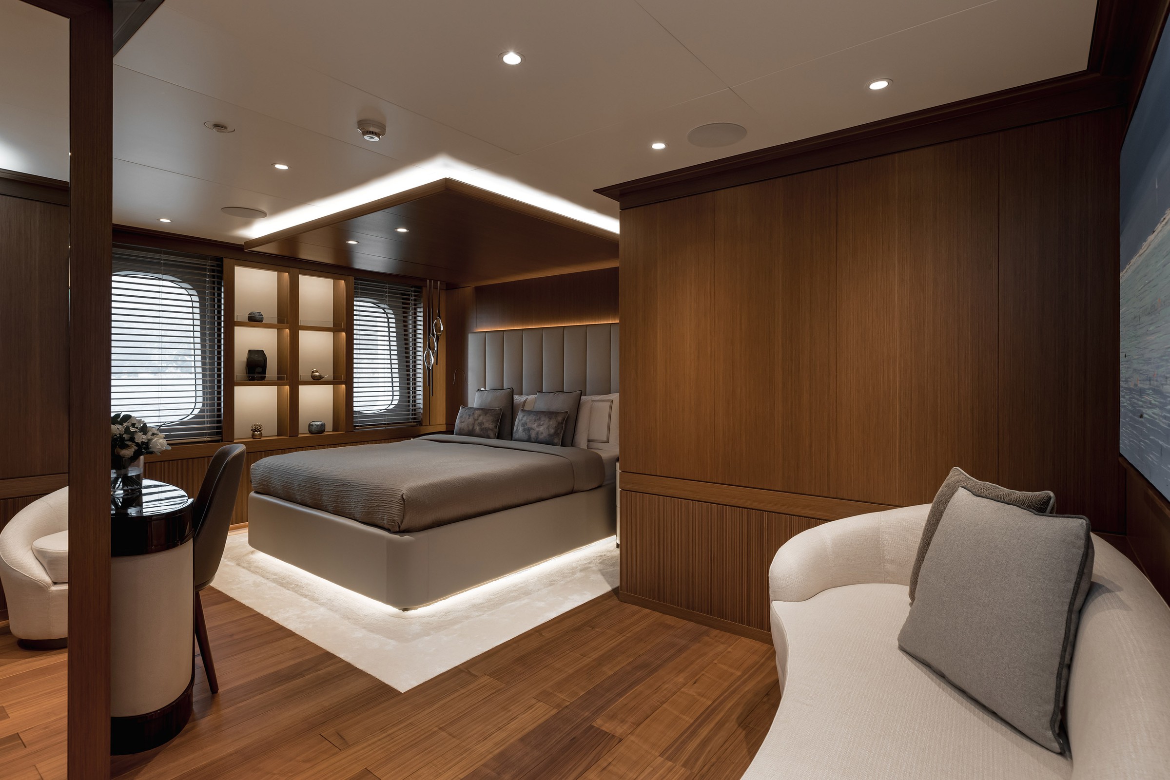 Victorious, 85m new build superyacht, built by AKYACHT, designed by H2 Yacht Design — photograph 40