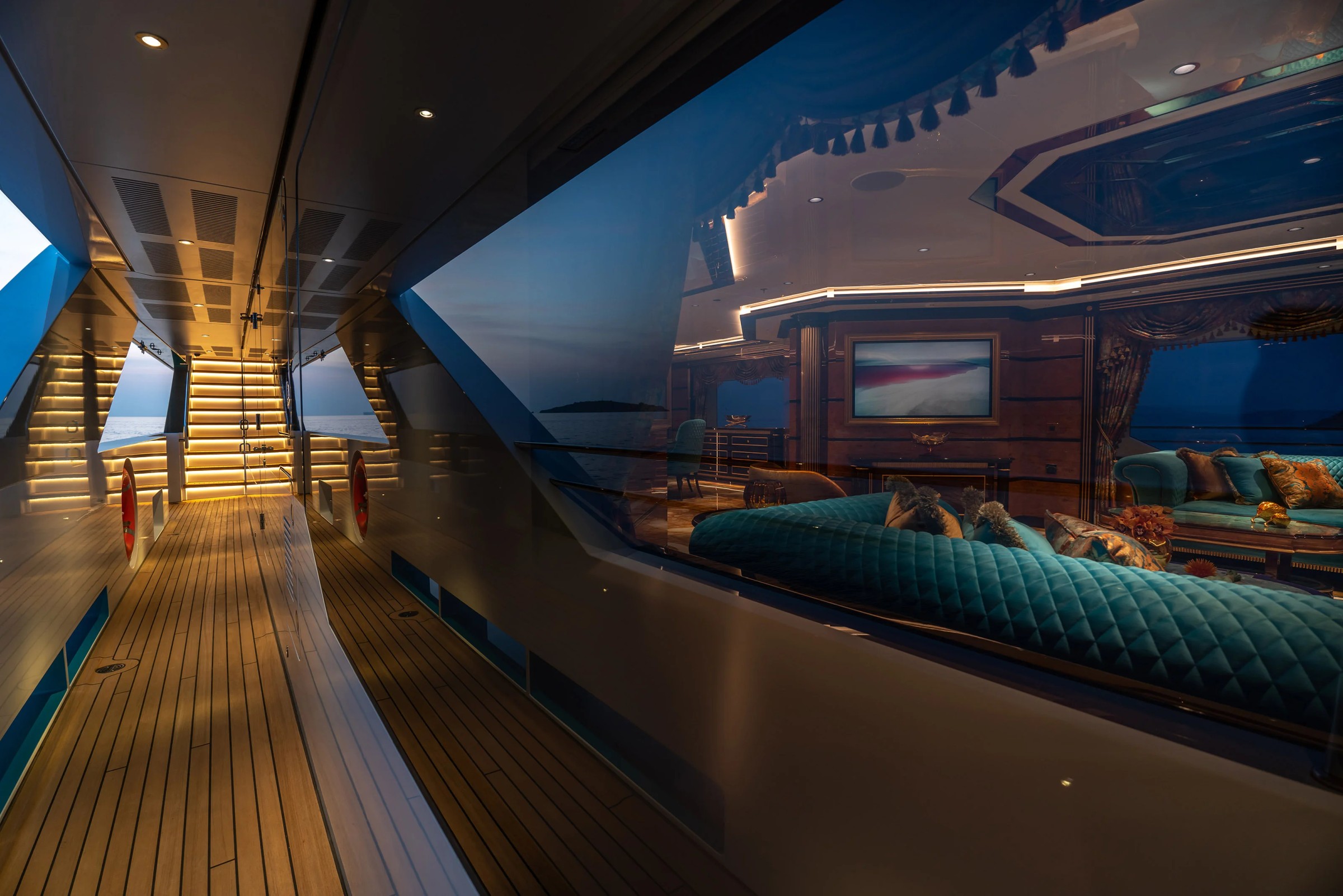 Jewels, 52.5m new build superyacht, built by Turquoise Yachts, designed by H2 Yacht Design — photograph 7