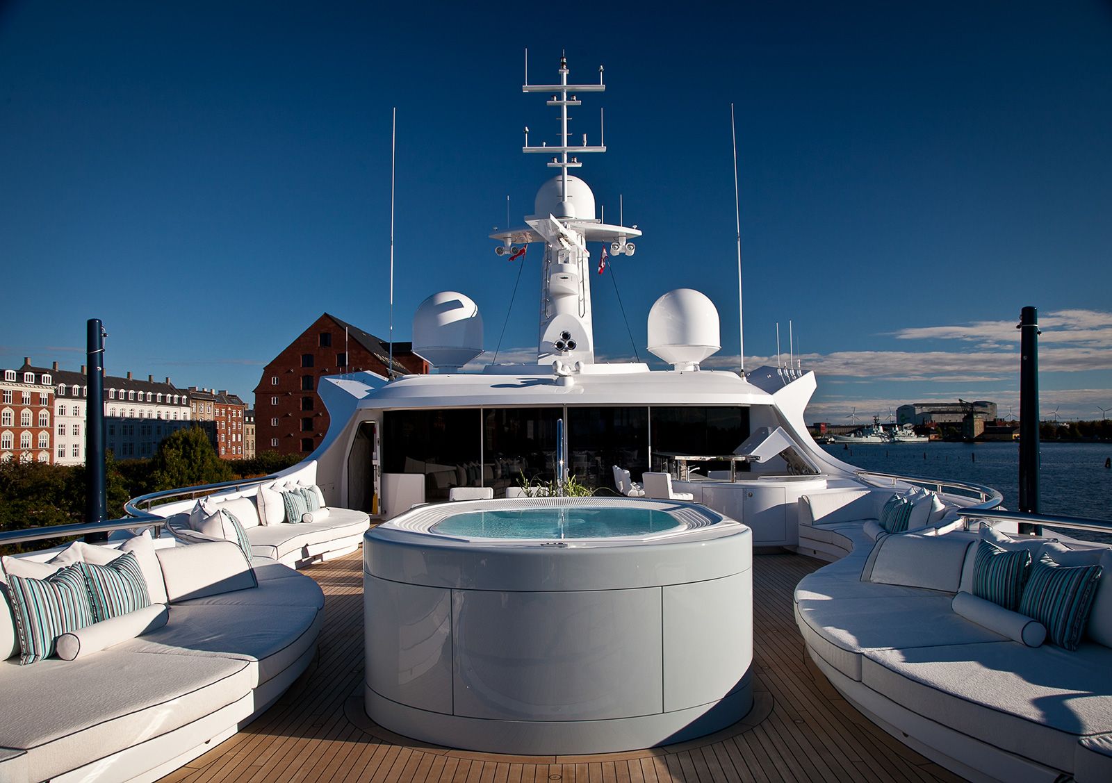 Odessa II, 73.8m new build superyacht, built by Nobiskrug, designed by H2 Yacht Design — photograph 2