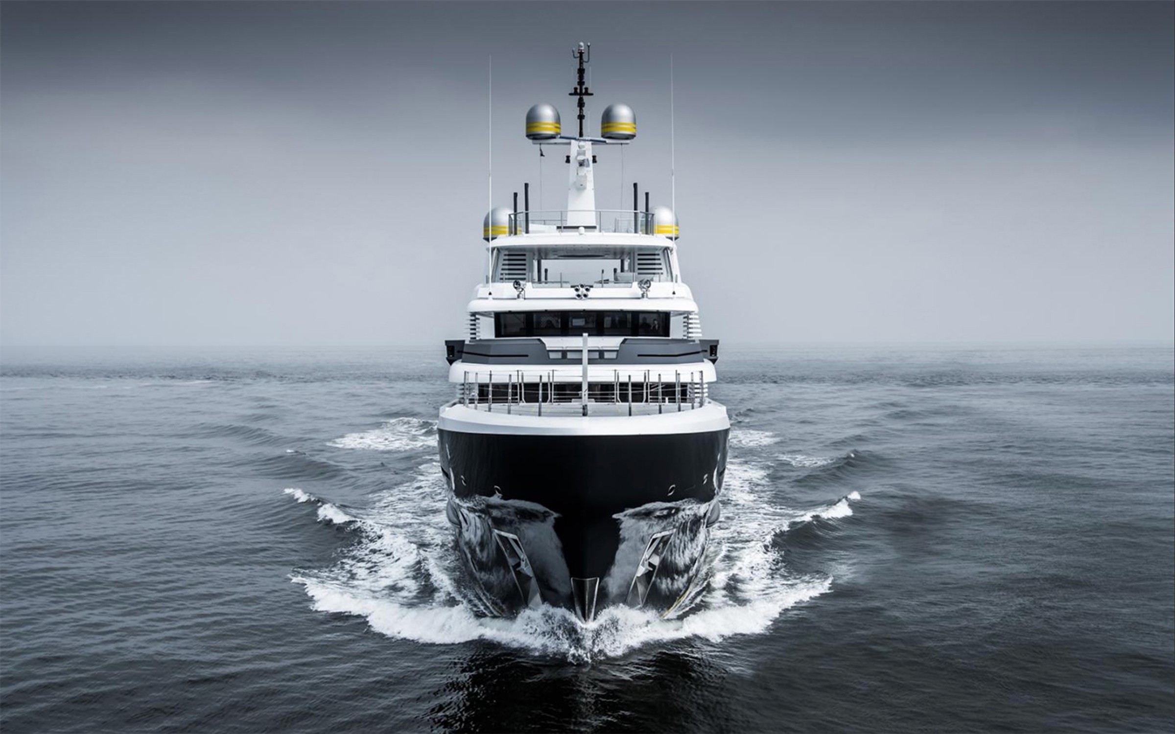Scout, 64m new build superyacht, built by Hakvoort, designed by H2 Yacht Design — photograph 1