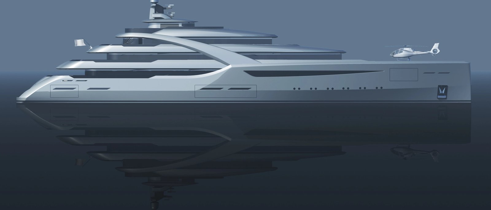 Icon Yachts, 85.00m superyacht concept, designed by H2 Yacht Design