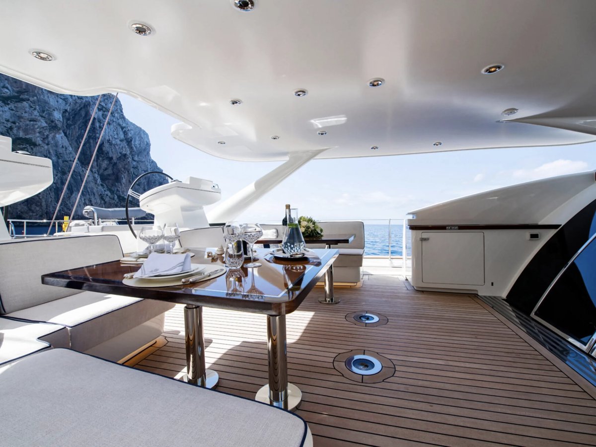 Dakota, 39m superyacht refit, built by Fitzroy Yachts, designed by H2 Yacht Design — photograph 2