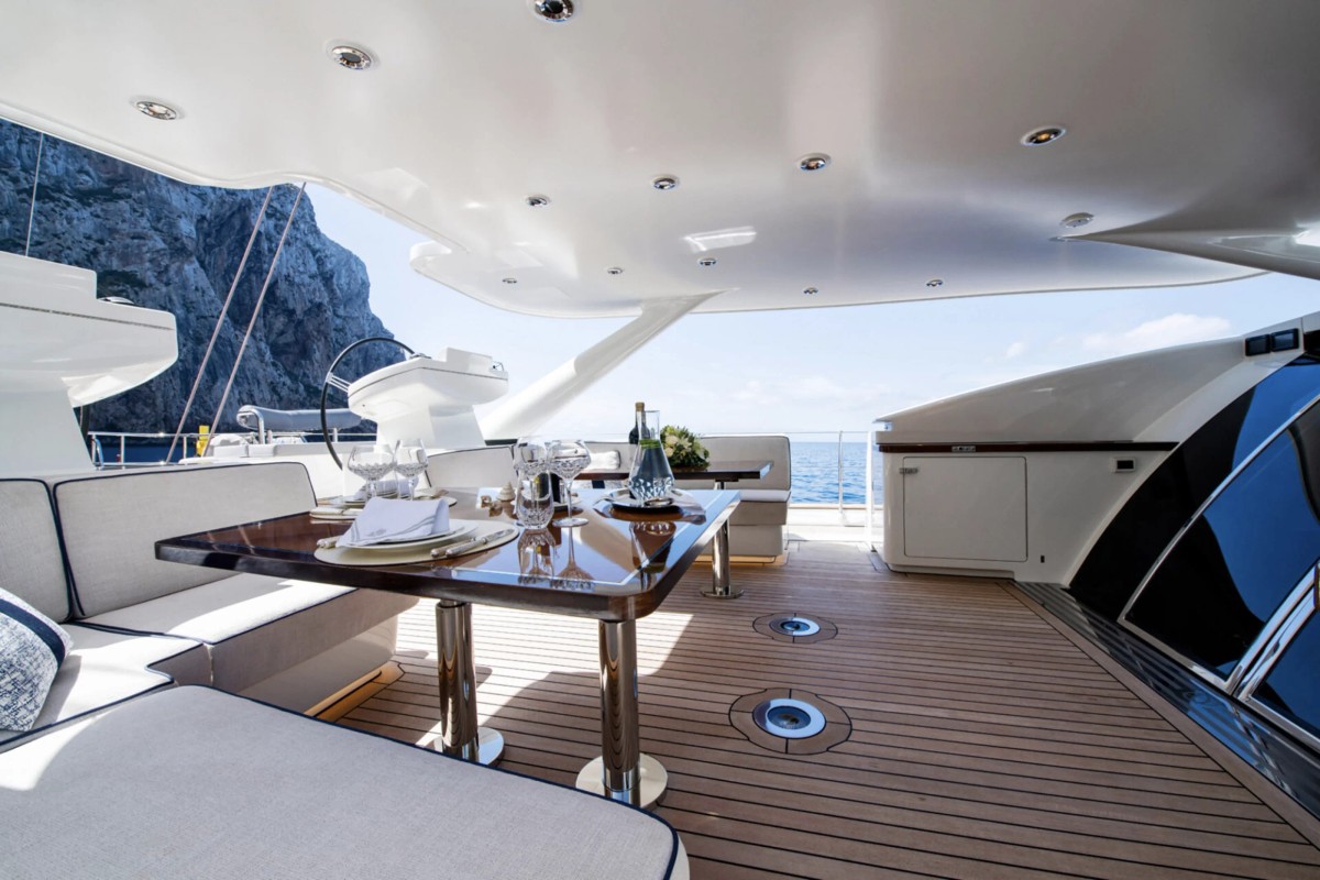 Dakota, 39m superyacht refit, built by Fitzroy Yachts, designed by H2 Yacht Design — photograph 2