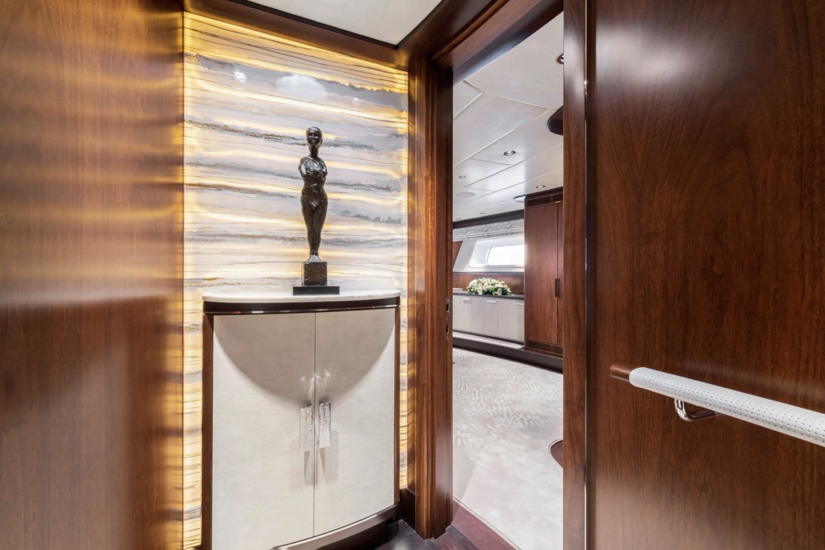 Dakota, 39m superyacht refit, built by Fitzroy Yachts, designed by H2 Yacht Design — photograph 11