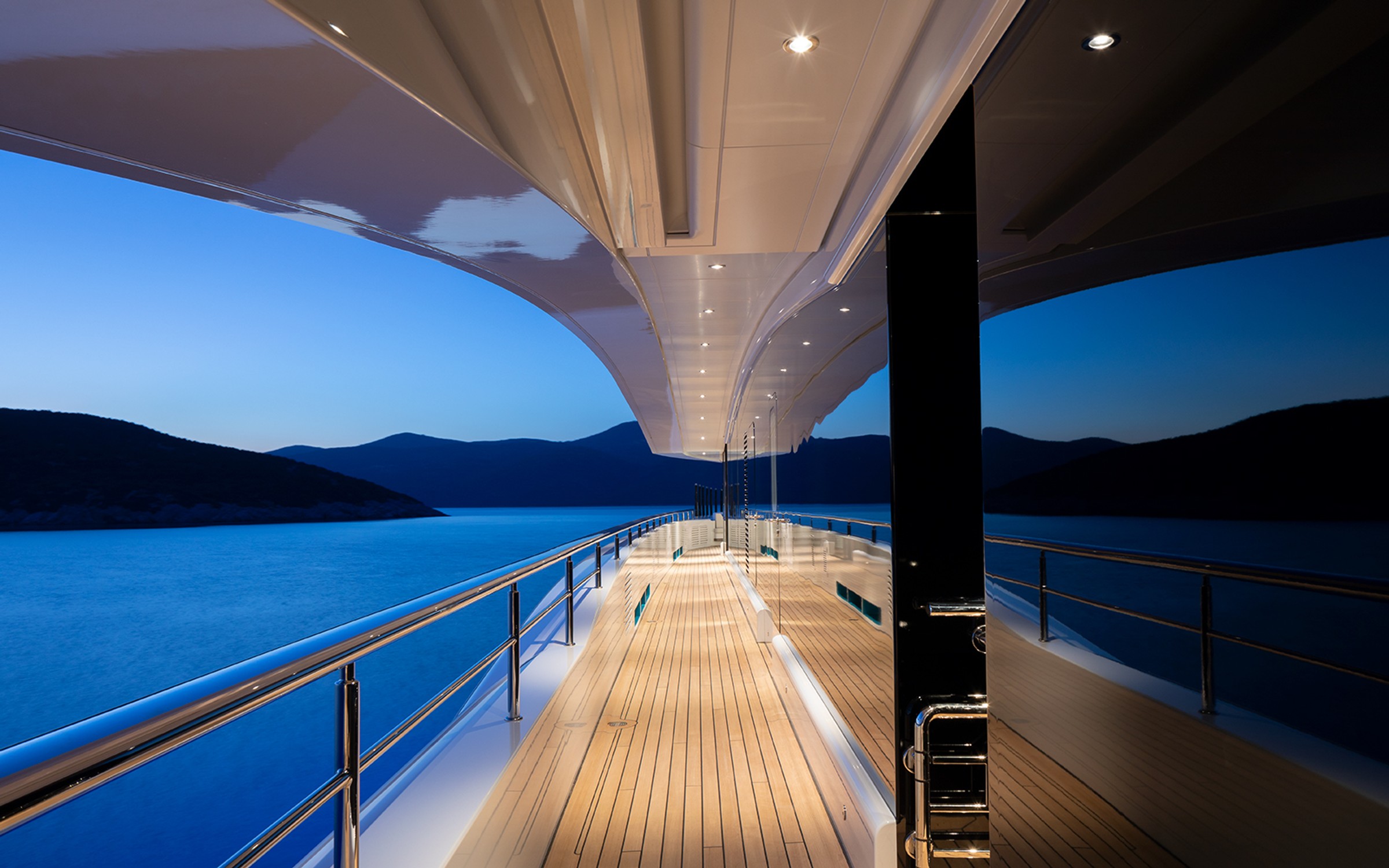 Go, 77m new build superyacht, built by Turquoise Yachts, designed by H2 Yacht Design — photograph 13