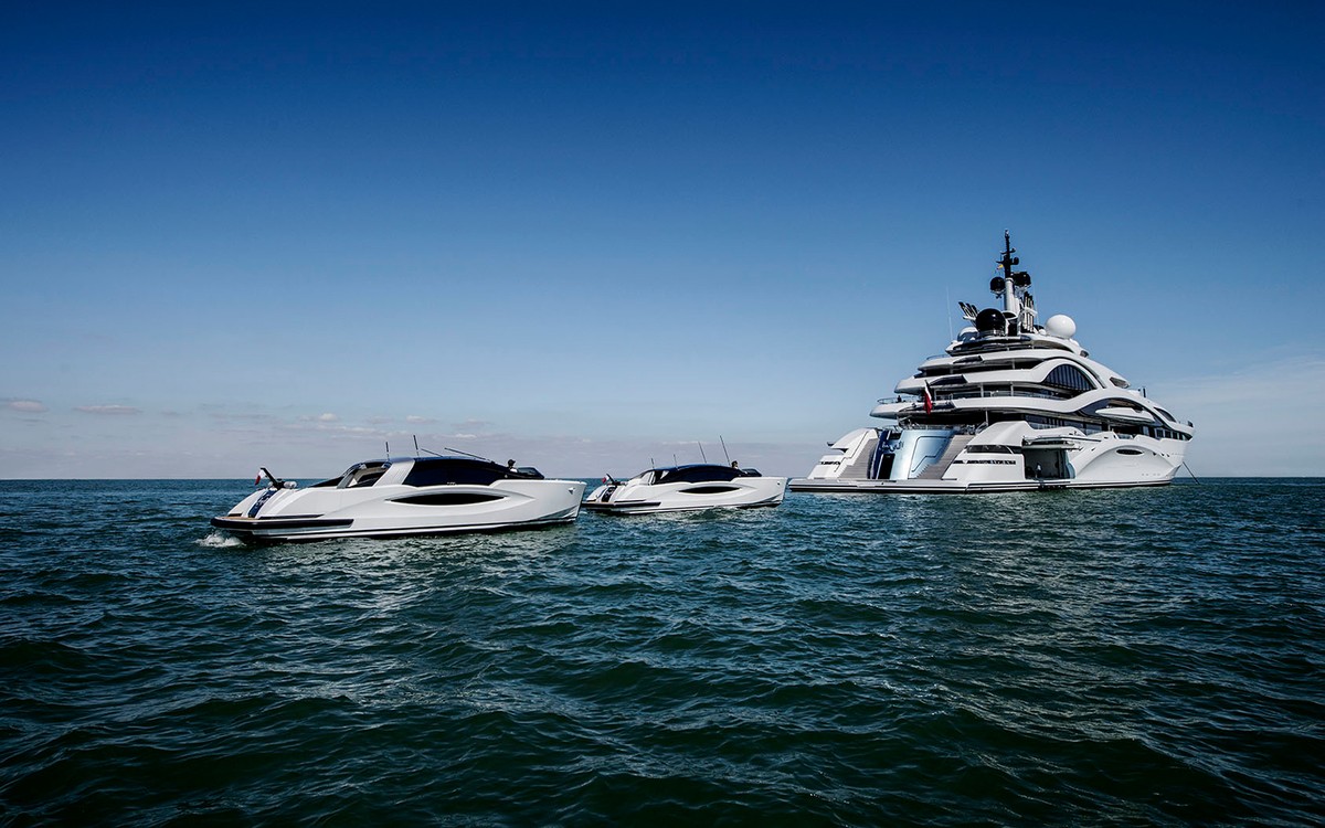 Al Lusail, 123m new build superyacht, built by Lürssen, designed by H2 Yacht Design — photograph 8