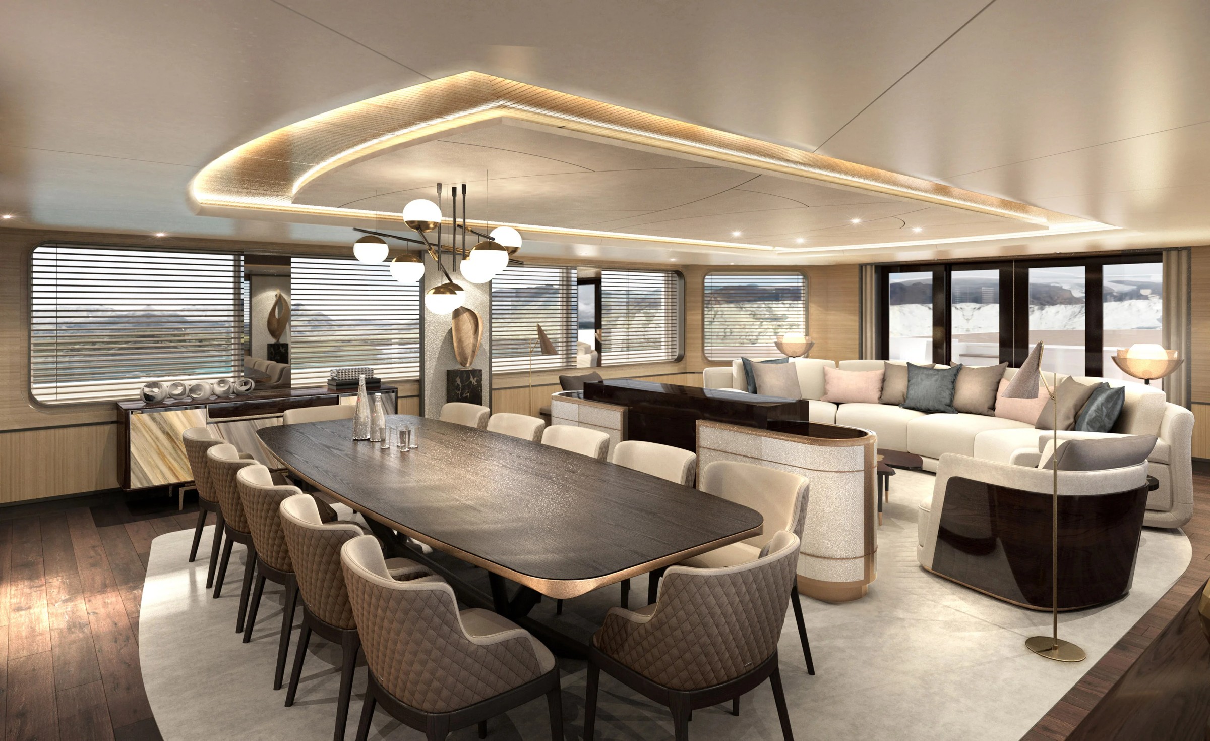 Sea Xplorer - Hull 2, 60m superyacht under construction, built by Damen, designed by H2 Yacht Design — photograph 4