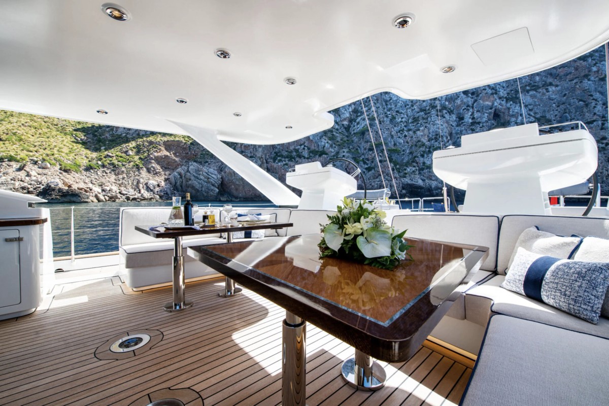 Dakota, 39m superyacht refit, built by Fitzroy Yachts, designed by H2 Yacht Design — photograph 3