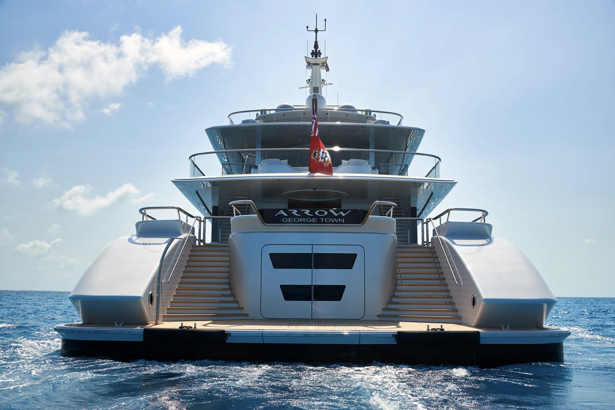 Arrow, 75m new build superyacht, built by Feadship, designed by H2 Yacht Design — photograph 5