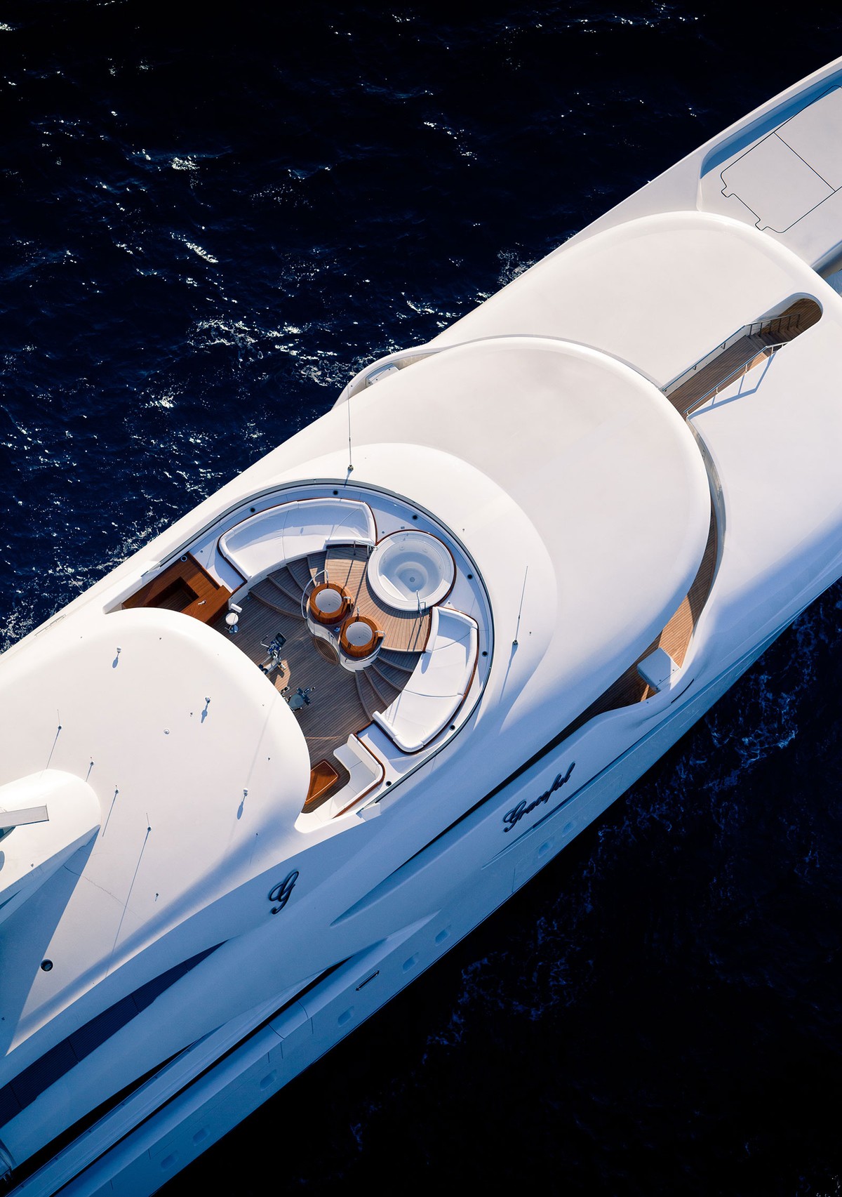 Graceful, 83m new build superyacht, built by Blohm+Voss, designed by H2 Yacht Design — photograph 5