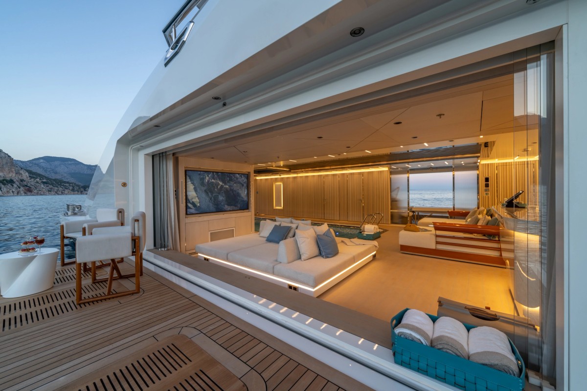 Al Reem, 80m new build superyacht, built by Bilgin Yachts, designed by H2 Yacht Design — photograph 5