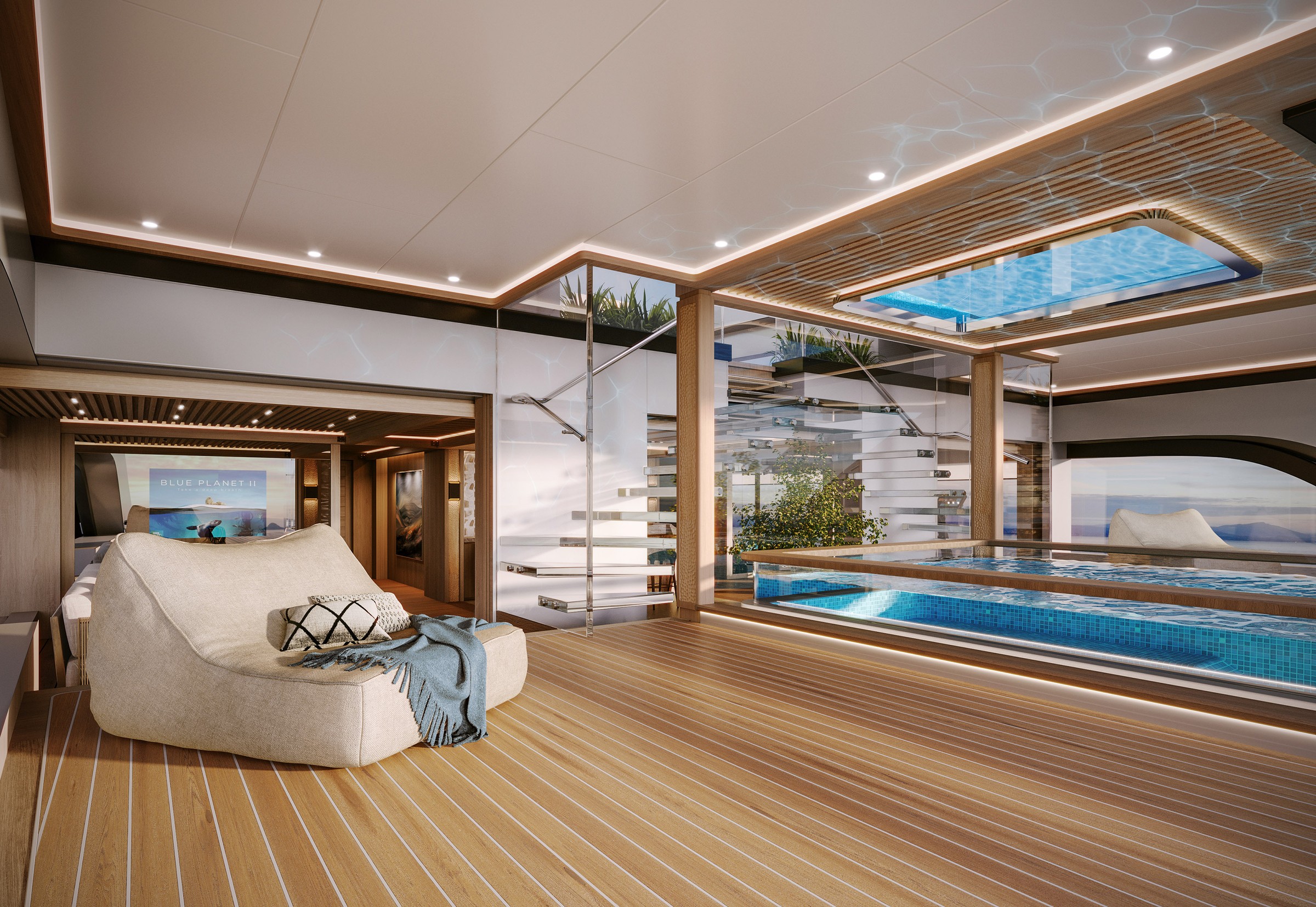 CASA, 80m superyacht concept, designed by H2 Yacht Design — photograph 13
