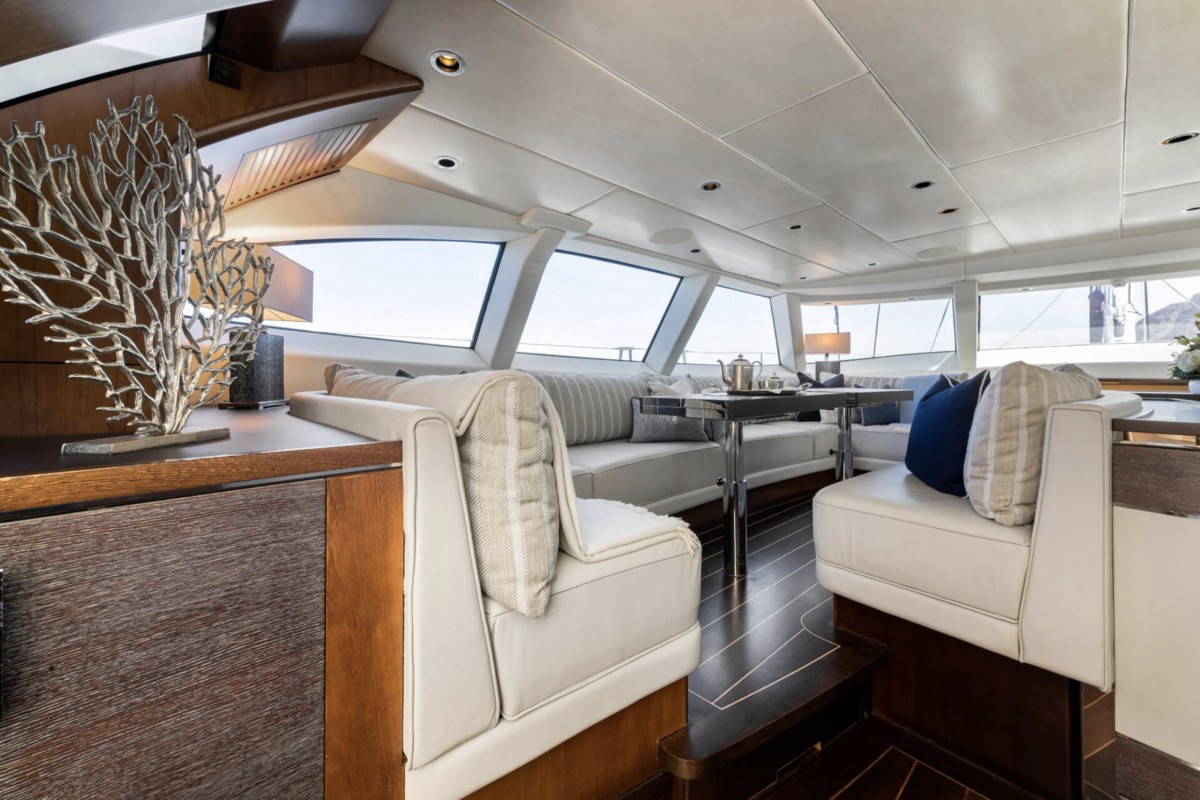 Dakota, 39m superyacht refit, built by Fitzroy Yachts, designed by H2 Yacht Design — photograph 14