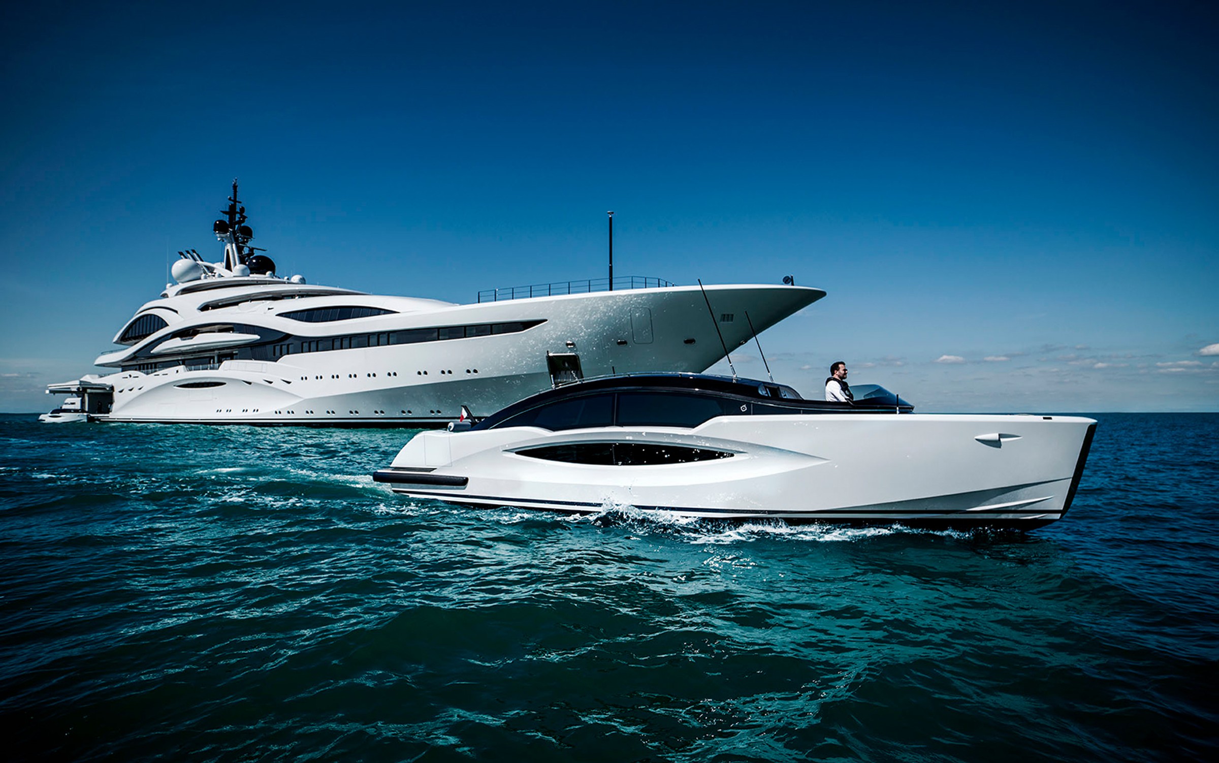 Al Lusail, 123m new build superyacht, built by Lürssen, designed by H2 Yacht Design — photograph 7