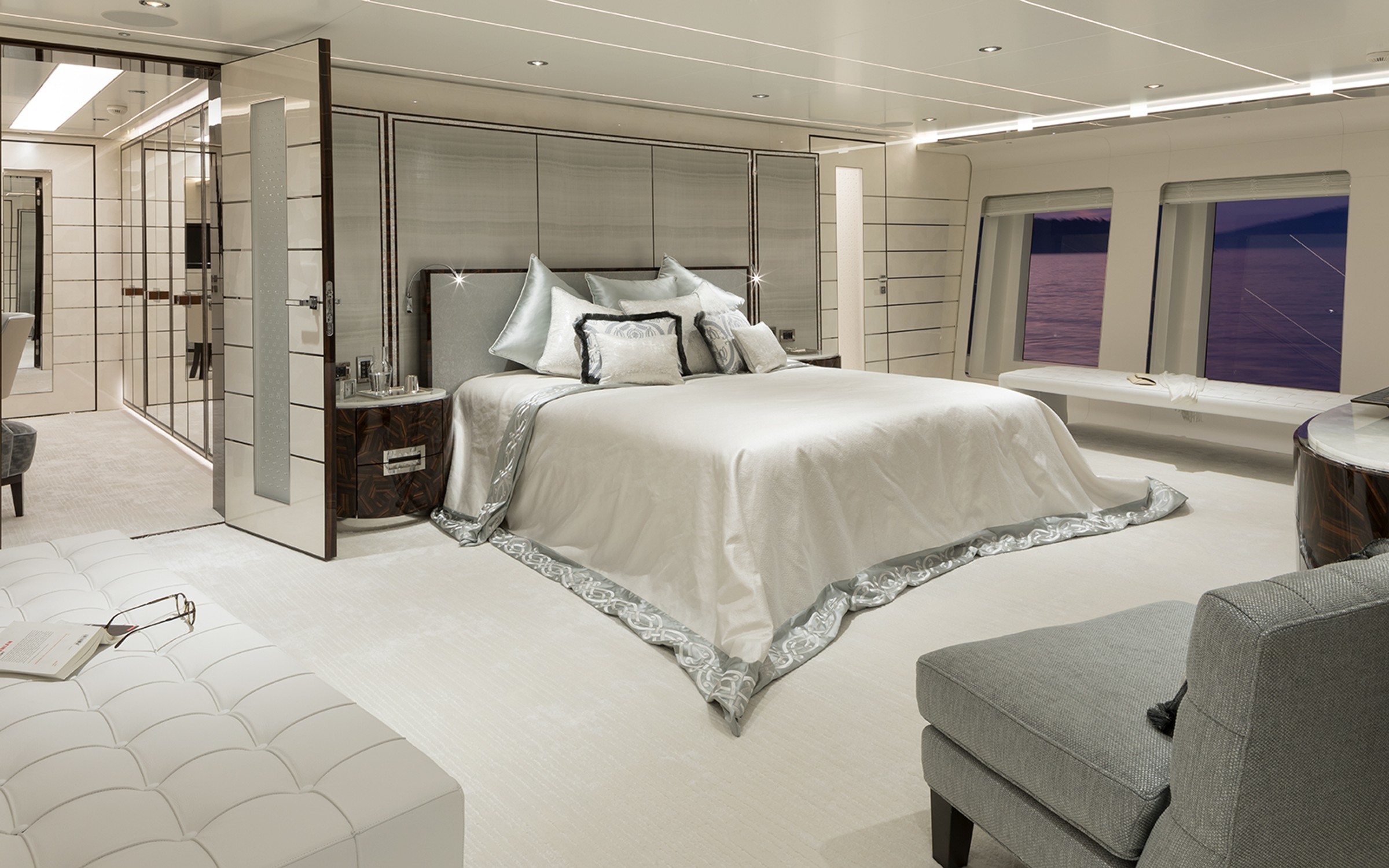 Razan, 47m new build superyacht, built by Turquoise Yachts, designed by H2 Yacht Design — photograph 19