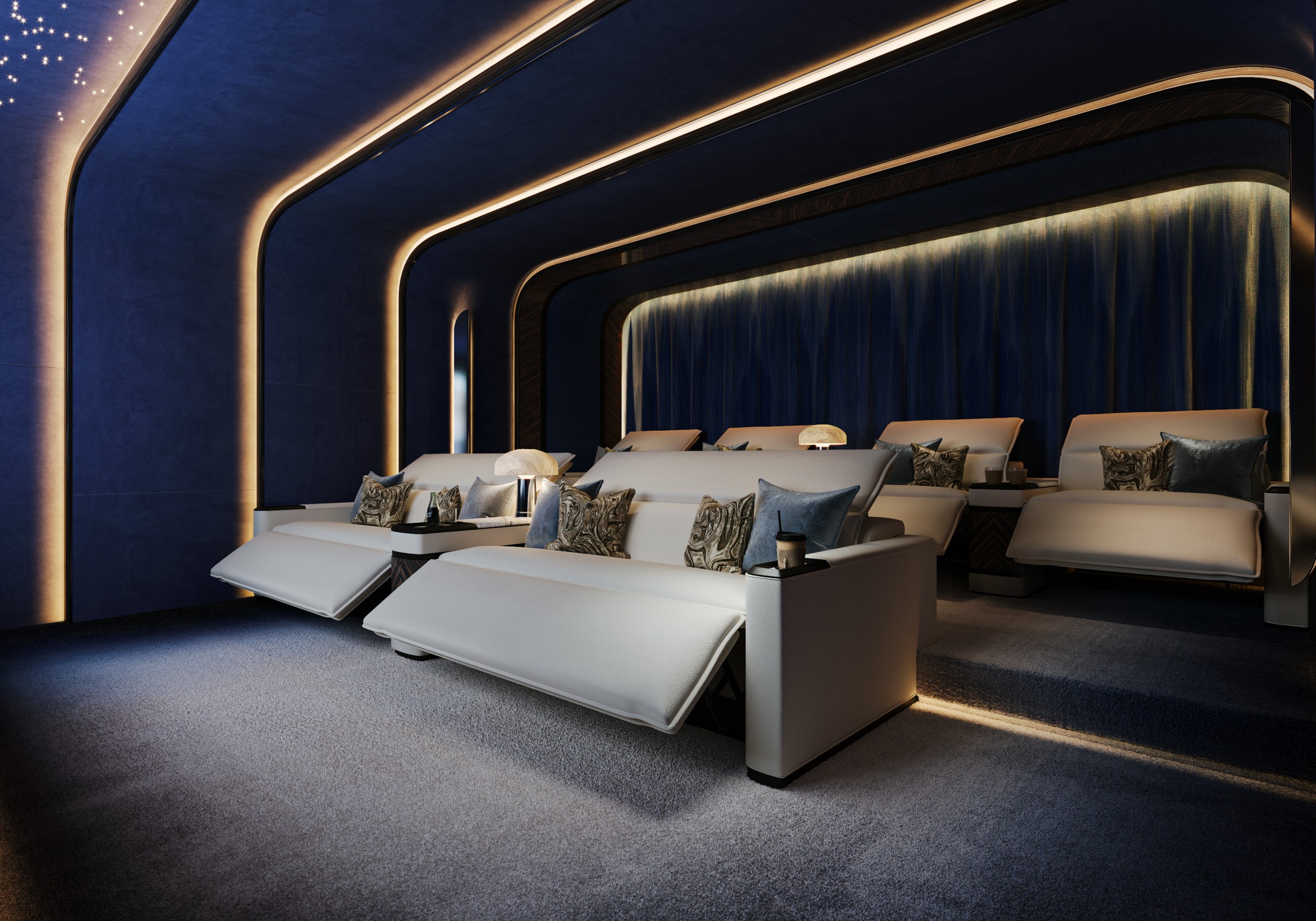 Yacht Cinema Project Bond H2 Yacht Design 