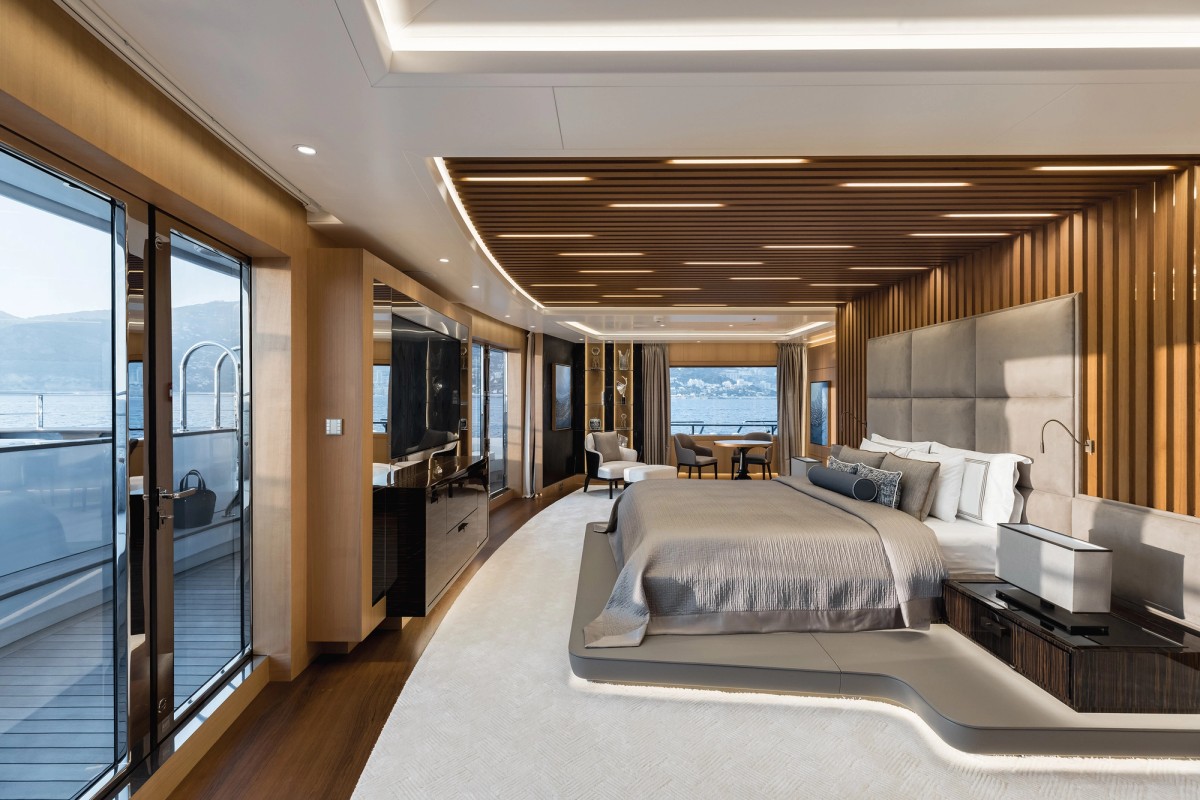 Victorious, 85m new build superyacht, built by AKYACHT, designed by H2 Yacht Design — photograph 26