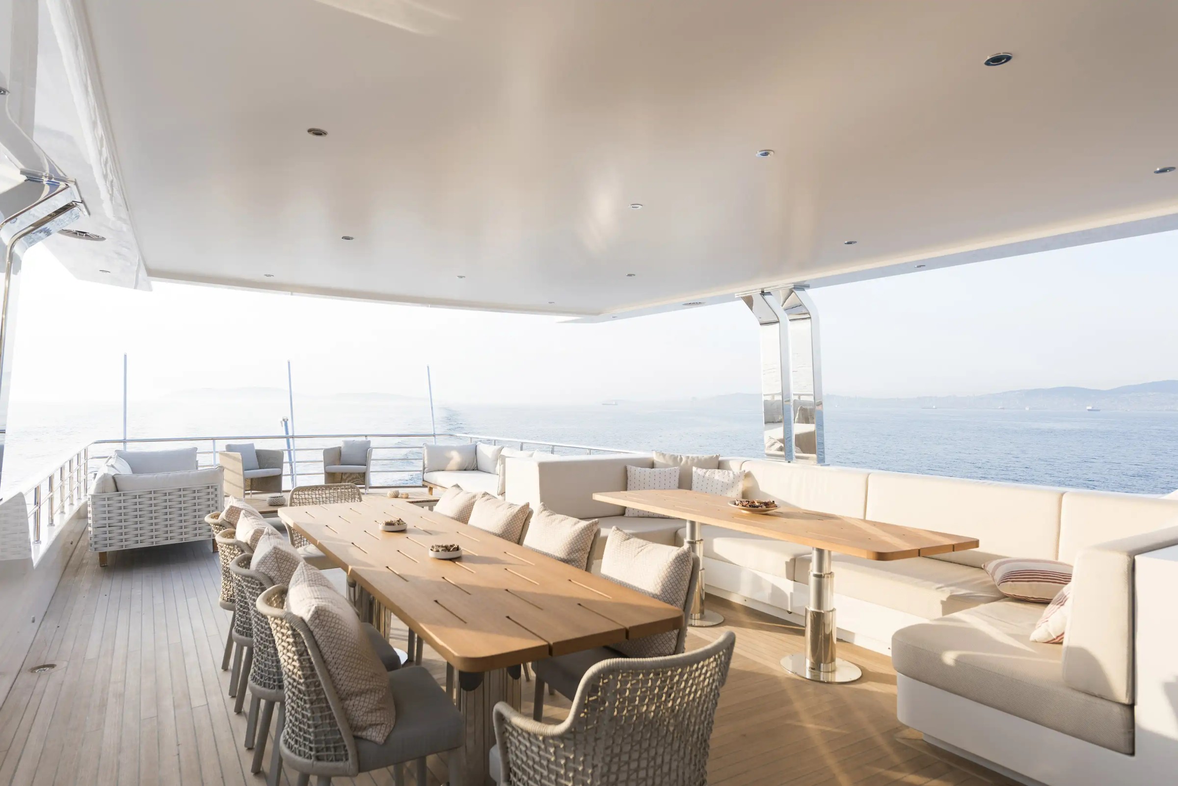 Piccolo, 38m new build superyacht, built by Alpha Custom Yacht, designed by H2 Yacht Design — photograph 19