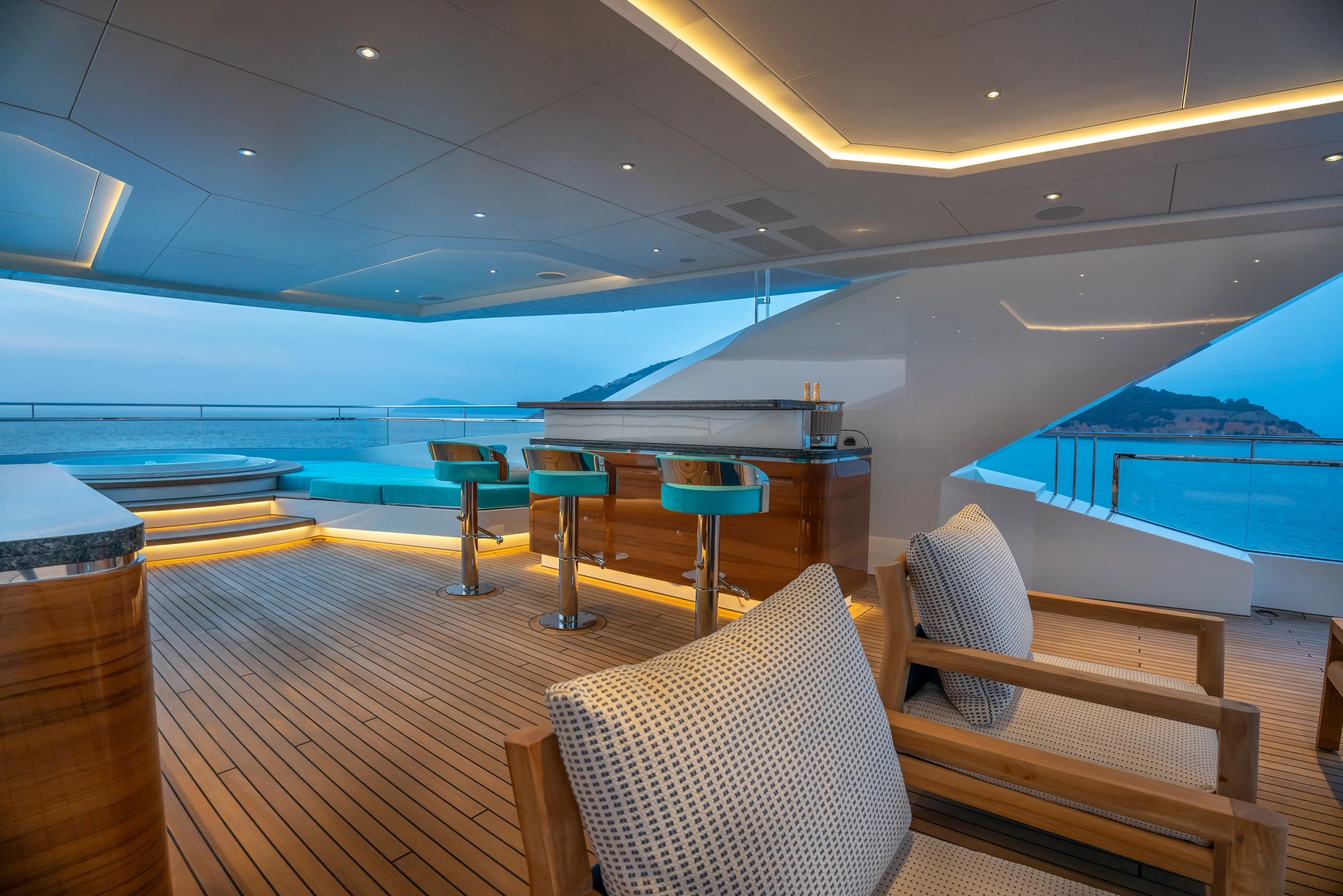 Jewels, 52.5m new build superyacht, built by Turquoise Yachts, designed by H2 Yacht Design — photograph 31