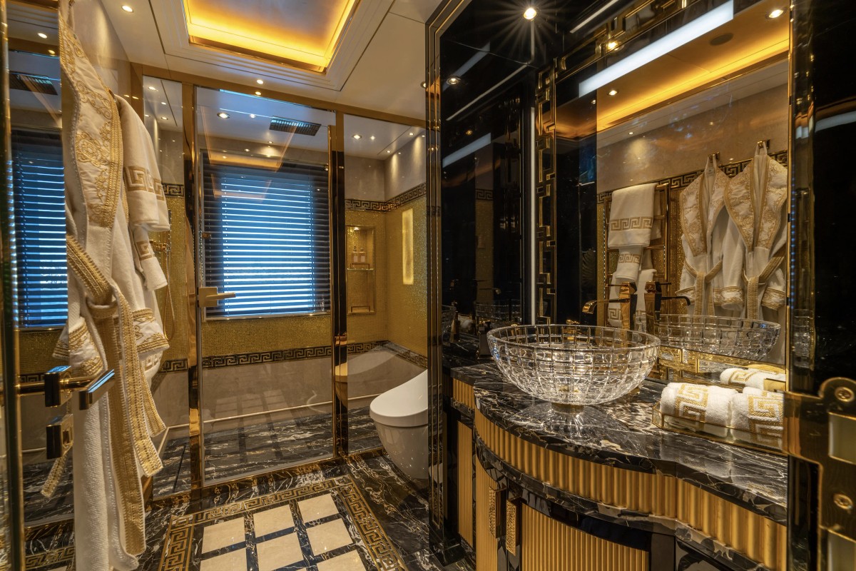 Leona, 80m new build superyacht, built by Bilgin Yachts, designed by H2 Yacht Design — photograph 21