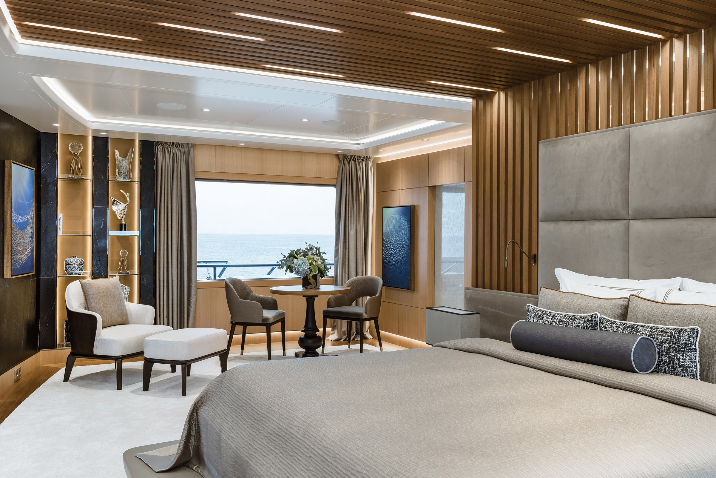 Victorious, 85m new build superyacht, built by AKYACHT, designed by H2 Yacht Design — photograph 28