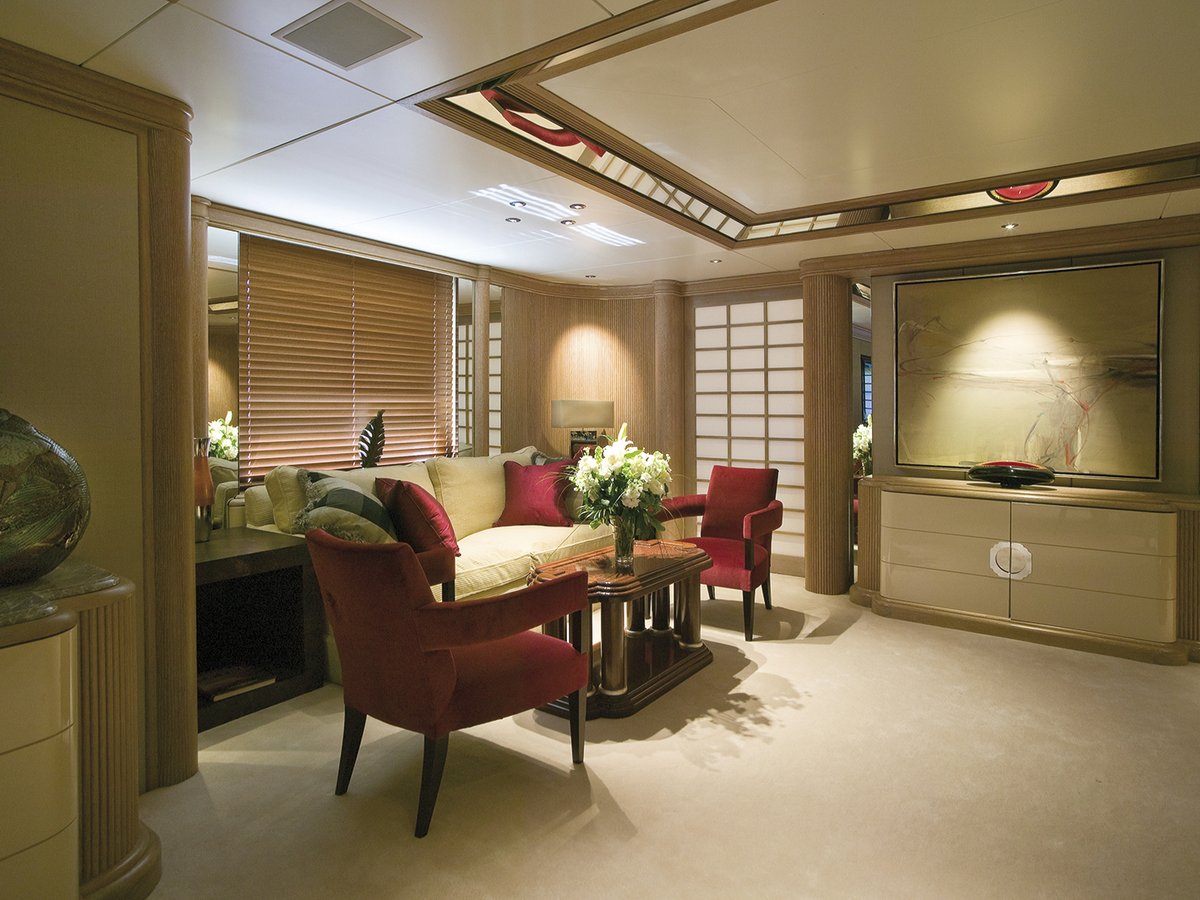 Va Bene, 48m superyacht refit, built by Pendennis, designed by H2 Yacht Design — photograph 2