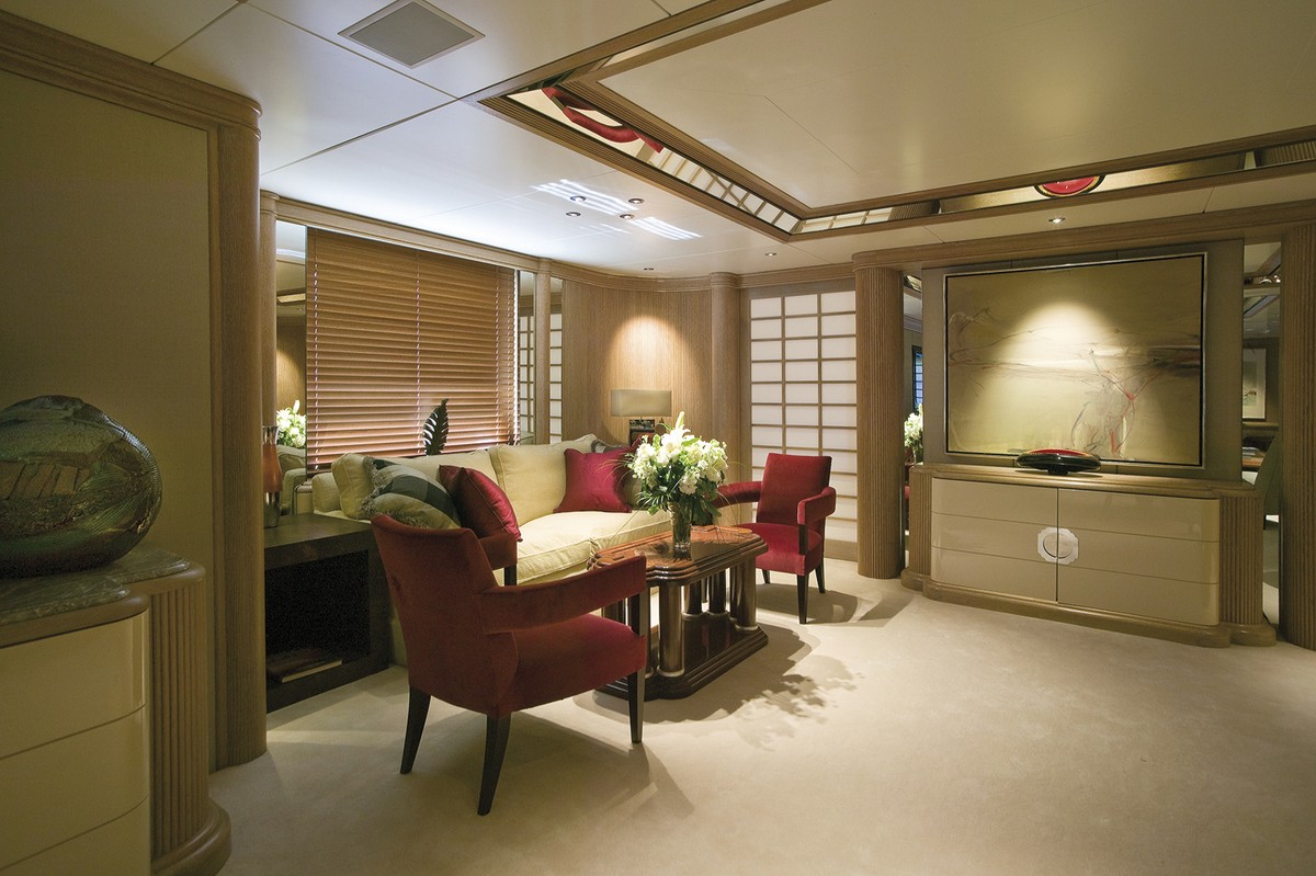 Va Bene, 48m superyacht refit, built by Pendennis, designed by H2 Yacht Design — photograph 2