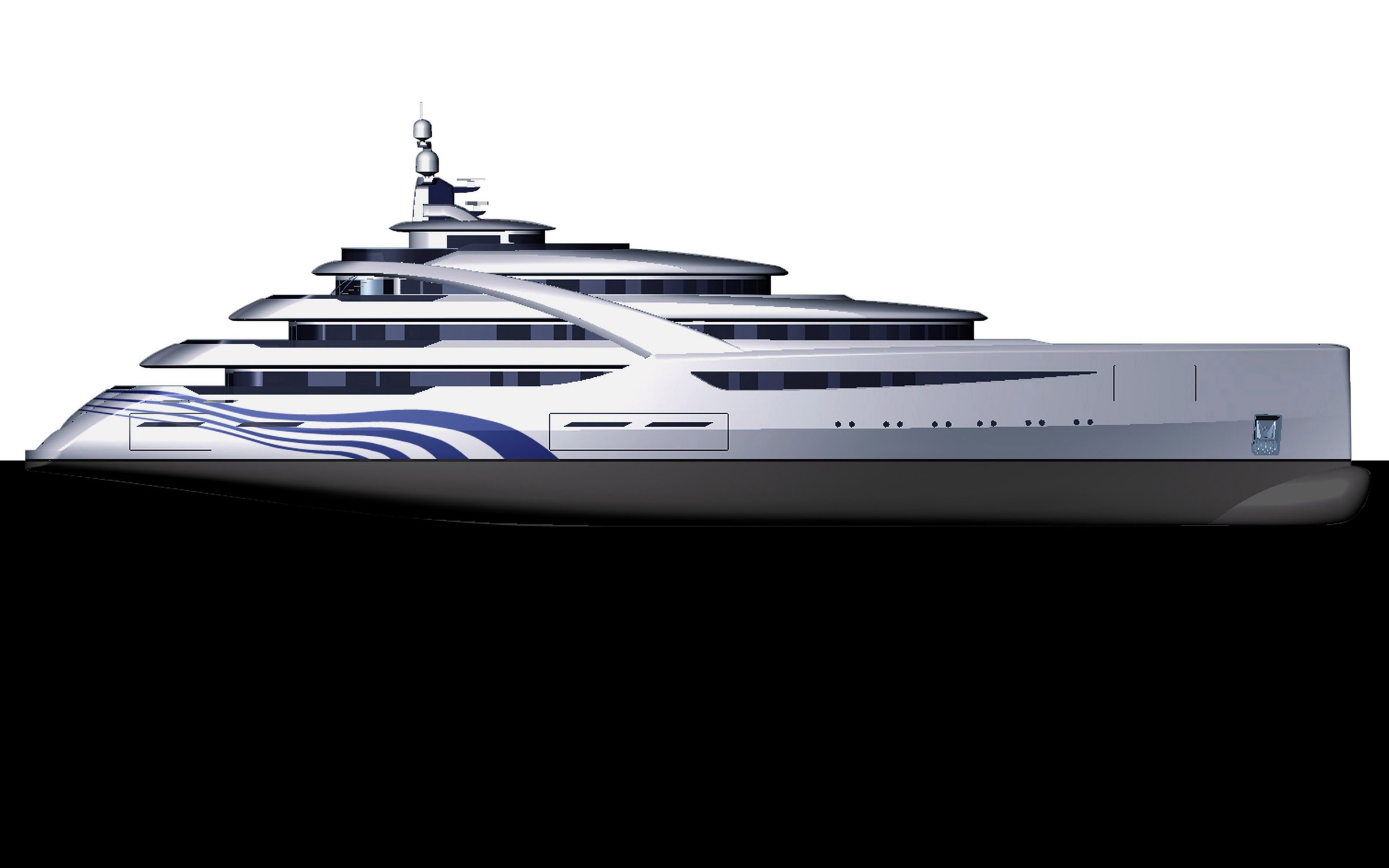 Icon Yachts, 85.00m superyacht concept, designed by H2 Yacht Design — photograph 7