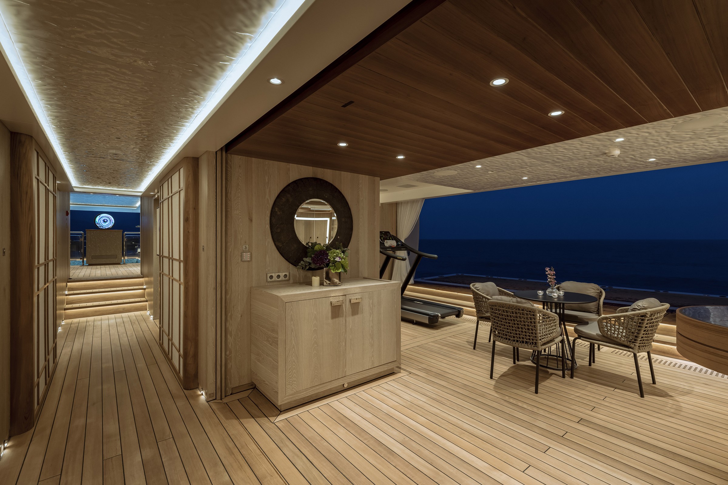 Victorious, 85m new build superyacht, built by AKYACHT, designed by H2 Yacht Design — photograph 7
