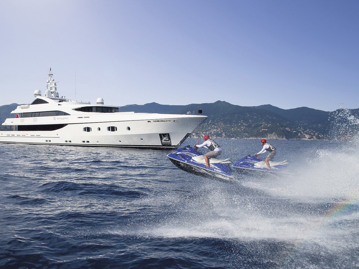 Turquoise, 55m superyacht refit, built by Amico, designed by H2 Yacht Design — photograph 1