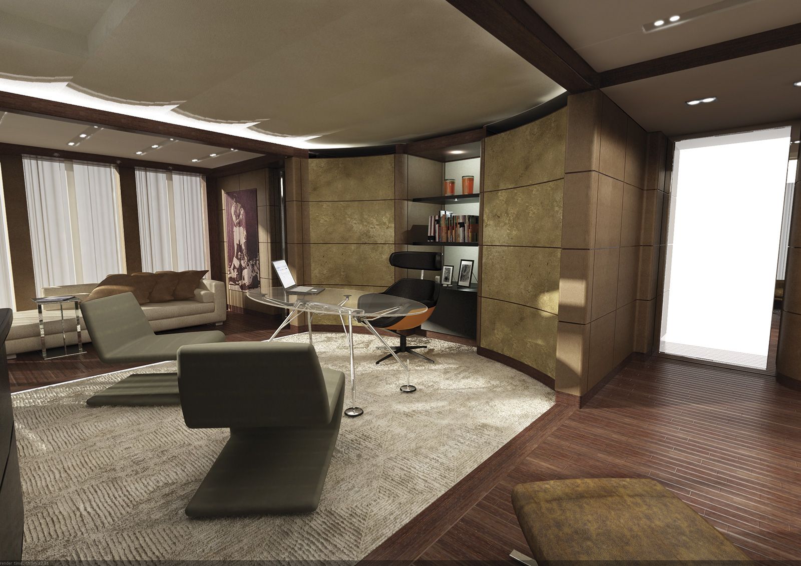 Mars, 90.00m superyacht concept, designed by H2 Yacht Design — photograph 2