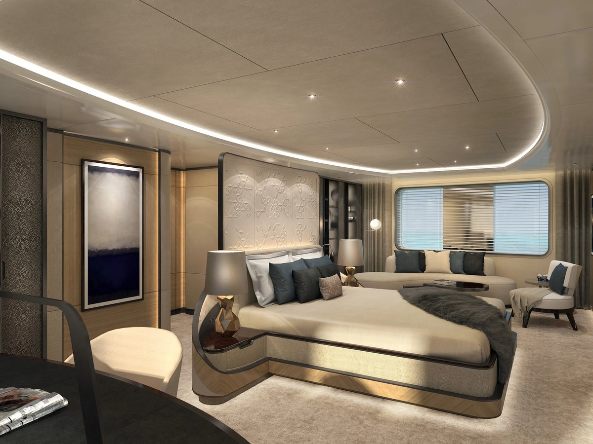 Sea Xplorer - Hull 2, 60m superyacht under construction, built by Damen, designed by H2 Yacht Design — photograph 2