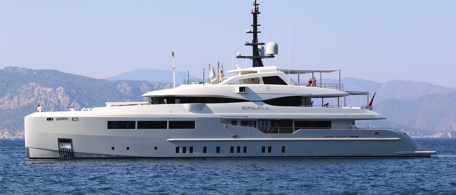 Giaola Lu, 47m new build superyacht, built by Bilgin Yachts, designed by H2 Yacht Design