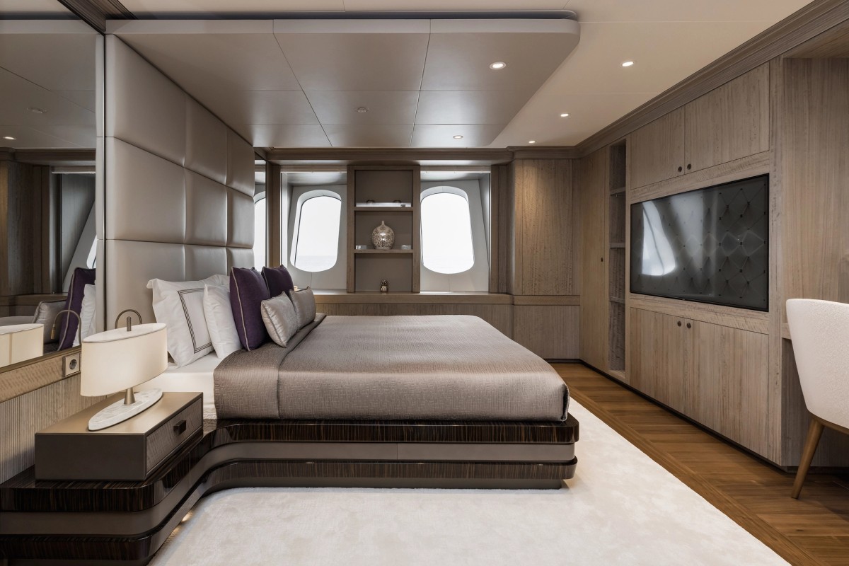 Victorious, 85m new build superyacht, built by AKYACHT, designed by H2 Yacht Design — photograph 44