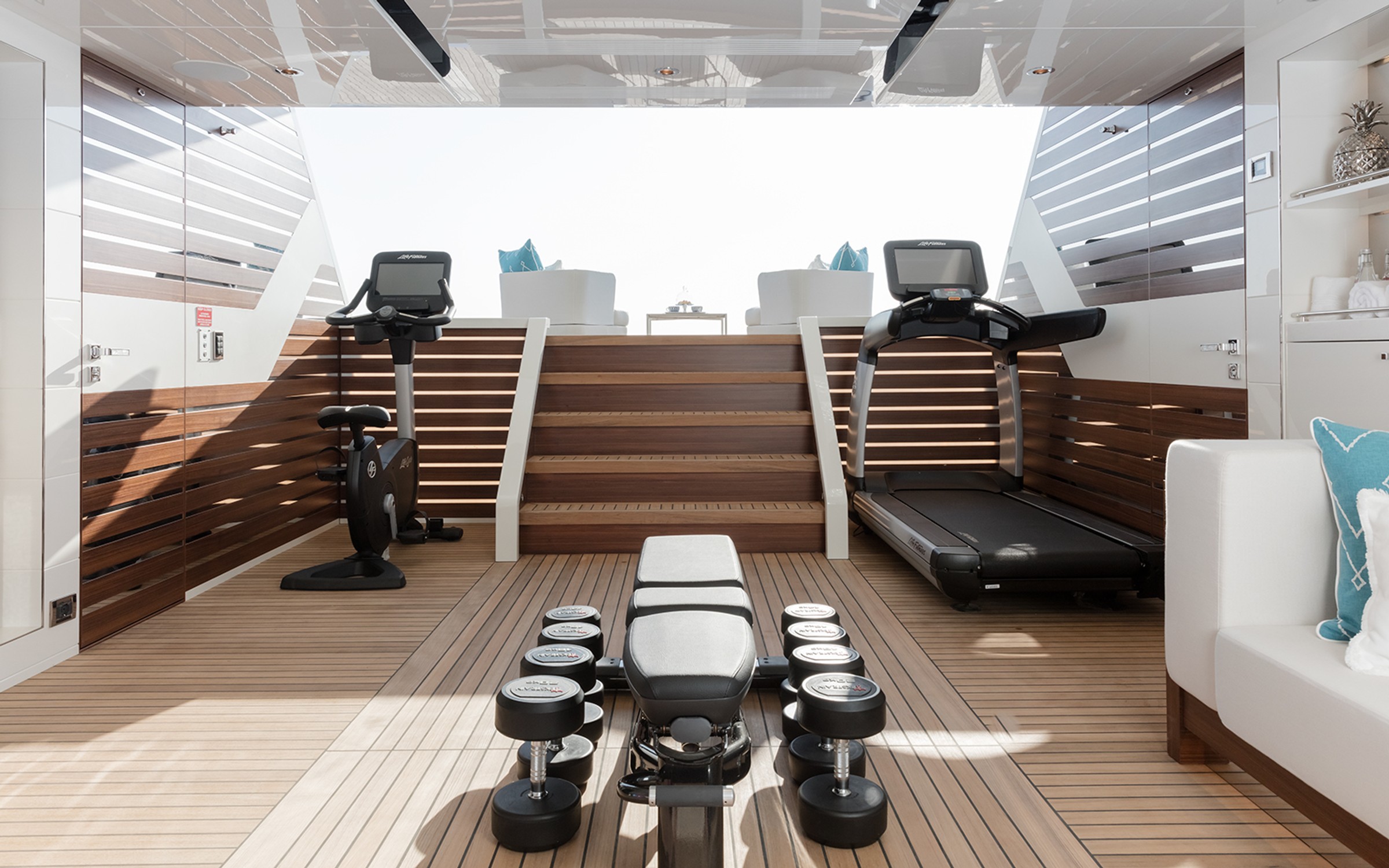 Razan, 47m new build superyacht, built by Turquoise Yachts, designed by H2 Yacht Design — photograph 25