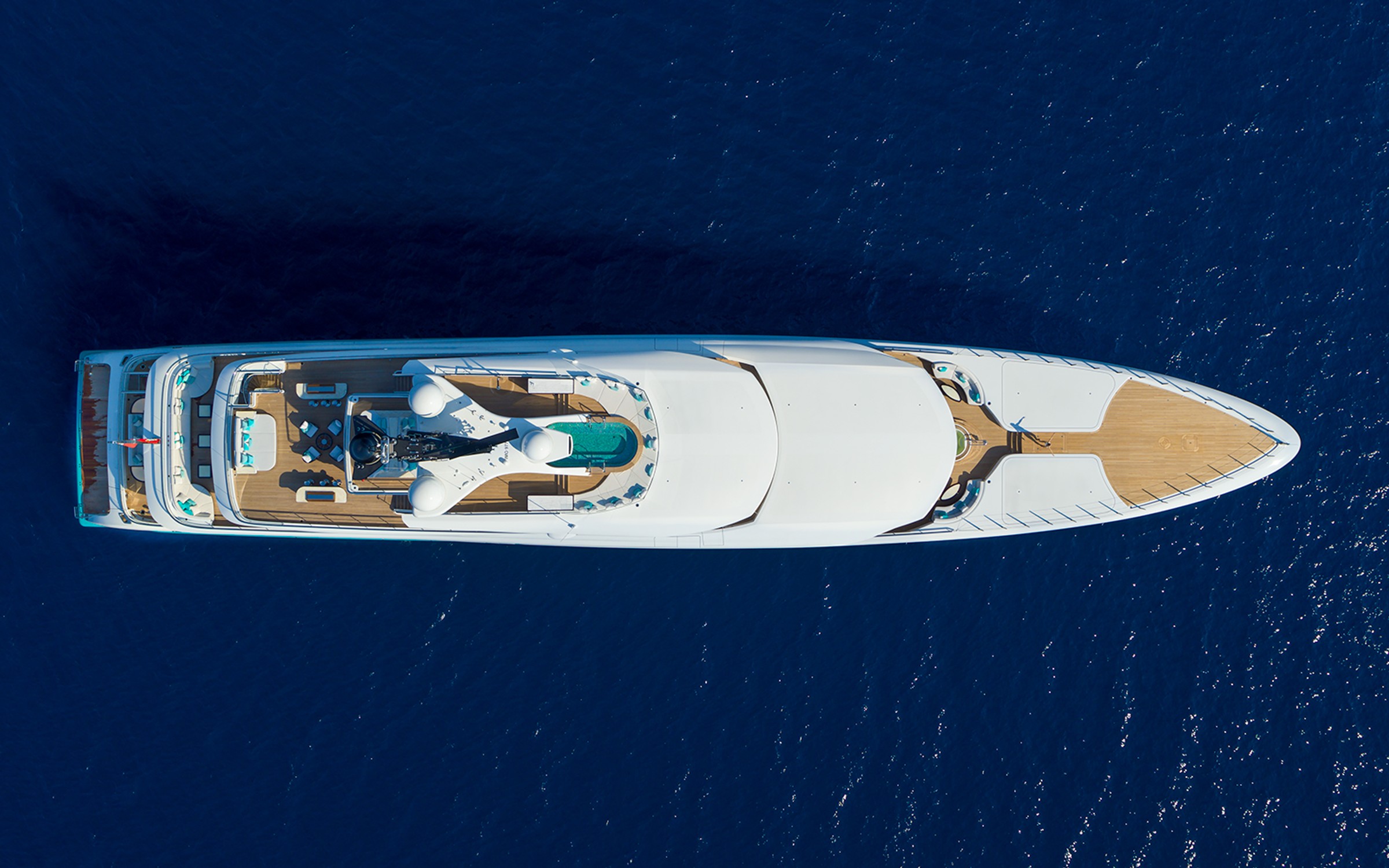 Go, 77m new build superyacht, built by Turquoise Yachts, designed by H2 Yacht Design — photograph 4