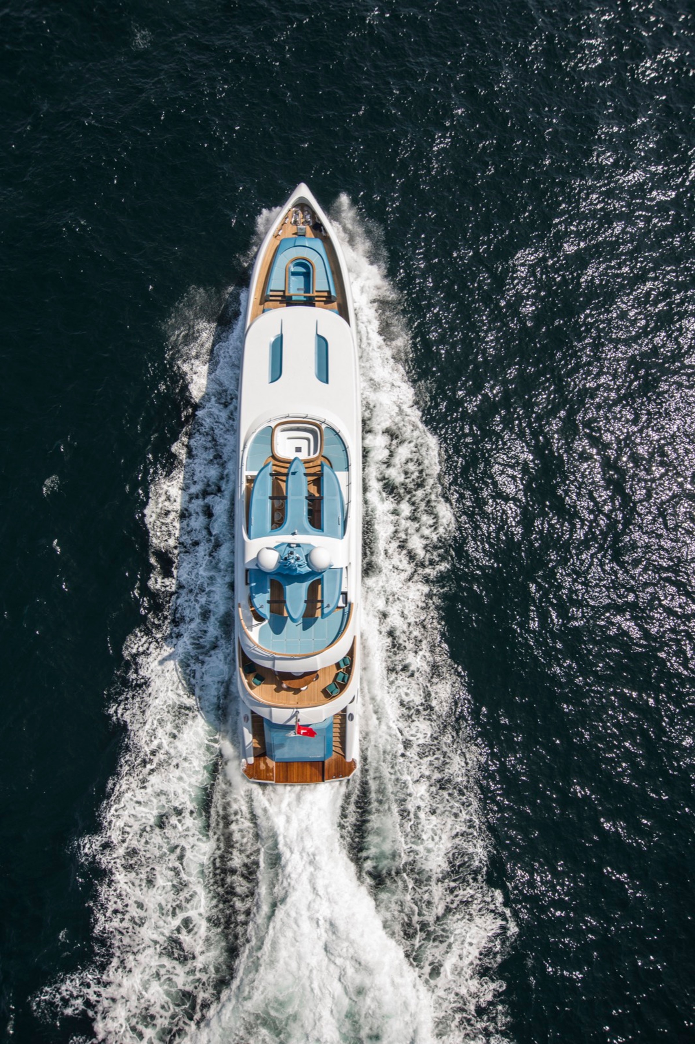 Elada, 45m new build superyacht, built by Bilgin Yachts, designed by H2 Yacht Design — photograph 4
