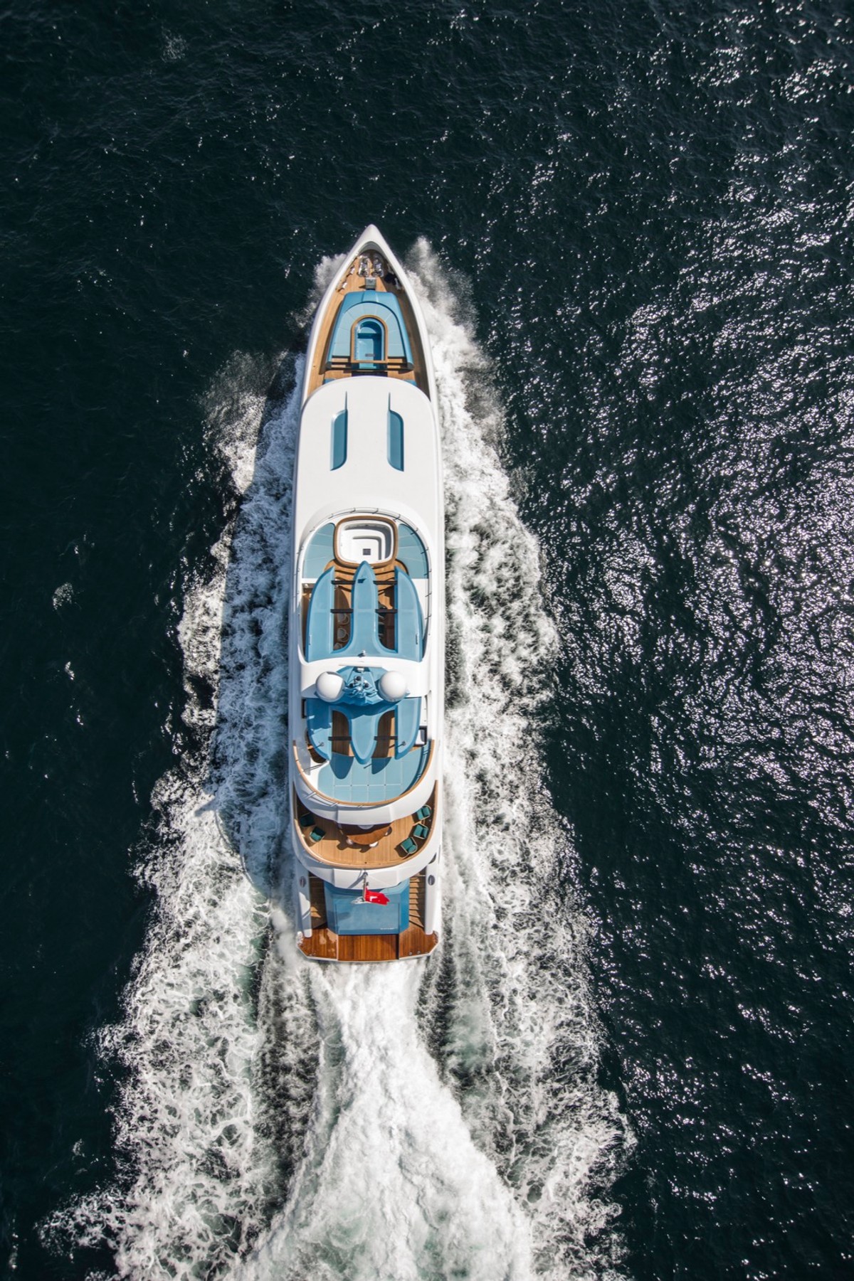 Elada, 45m new build superyacht, built by Bilgin Yachts, designed by H2 Yacht Design — photograph 2
