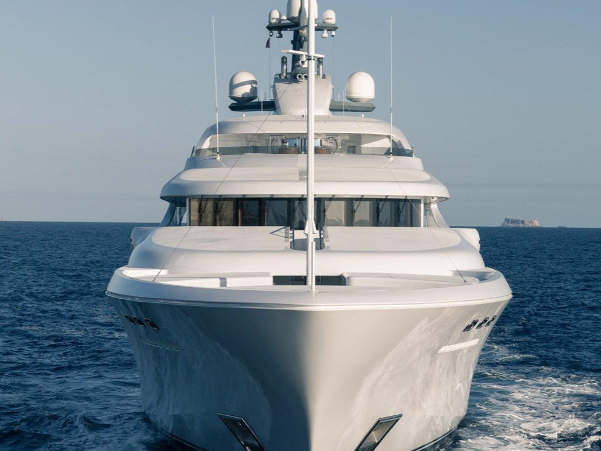 Graceful, 83m new build superyacht, built by Blohm+Voss, designed by H2 Yacht Design — photograph 2